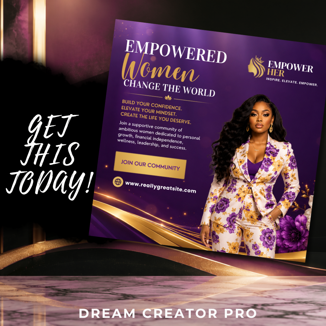 Women Empowerment Canva Instagram Templates | 10 Editable Social Media Posts