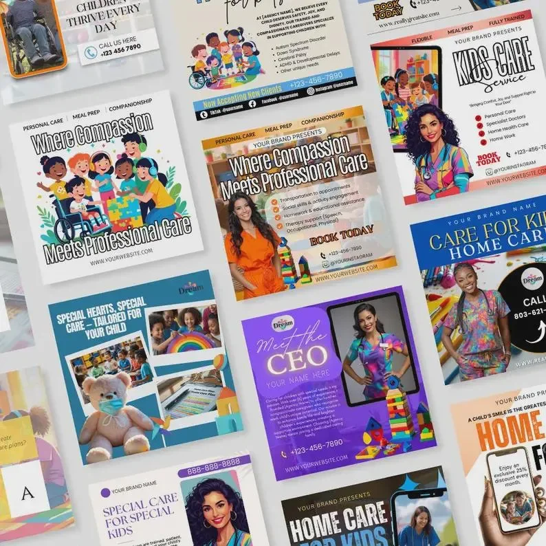 Ultimate Home Care Canva Template Bundle (470+ Editable Designs)