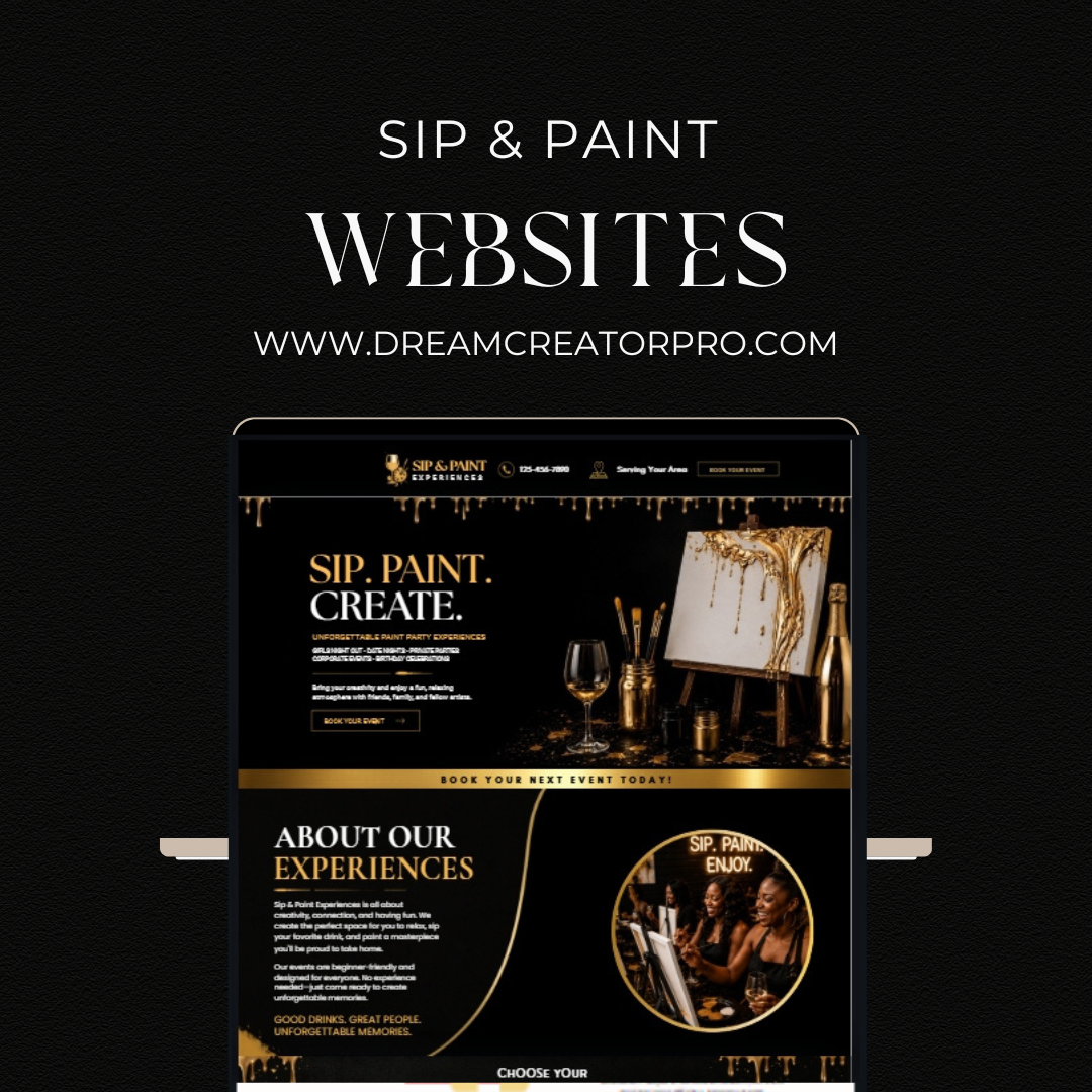 Sip & Paint Flyer Canva Template | Instagram Post Editable Wine N Paint Party Invitation | DIY Event Flyer Design / BAR art studio flyer