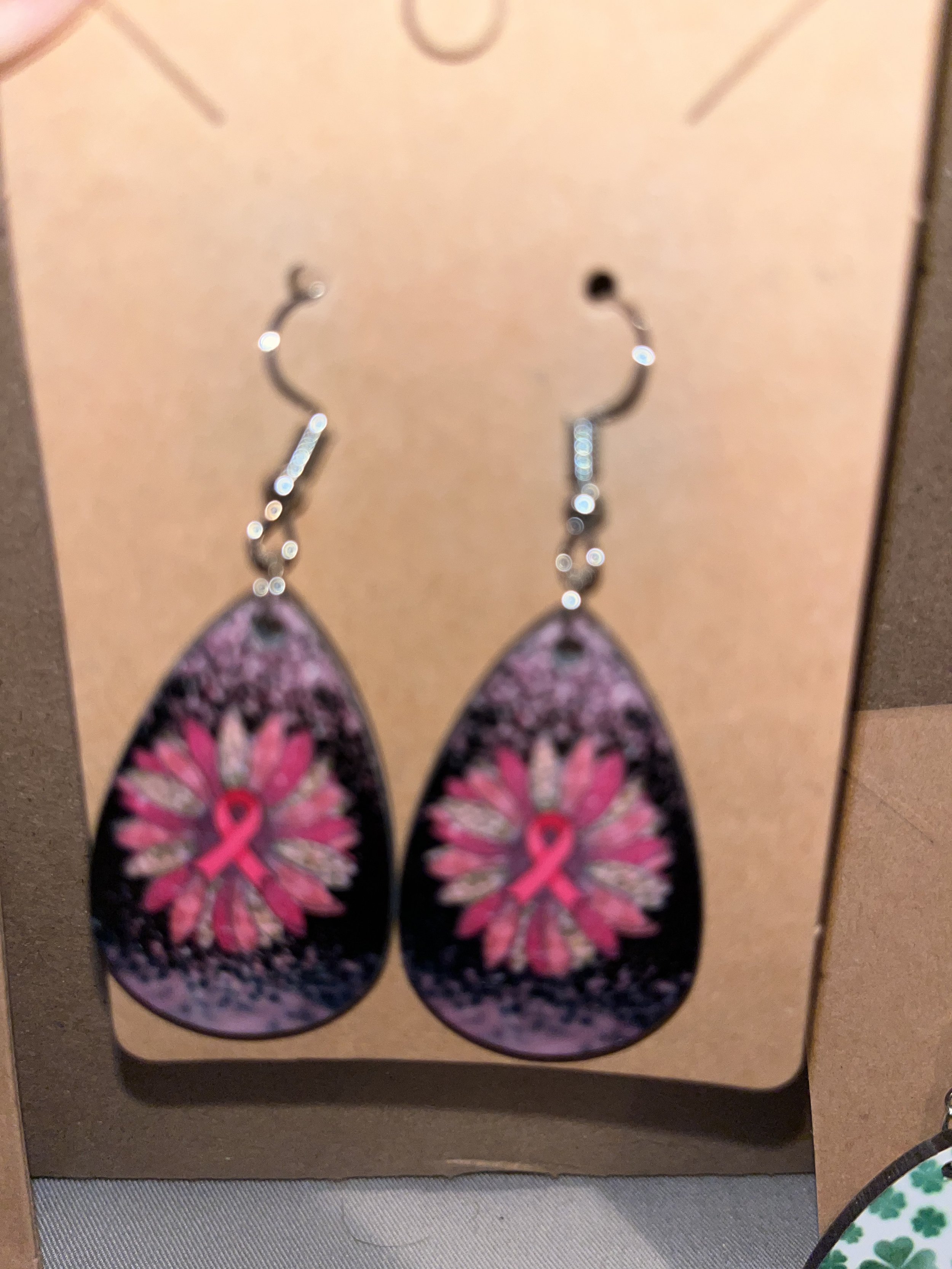 Breast Cancer Awareness Earrings