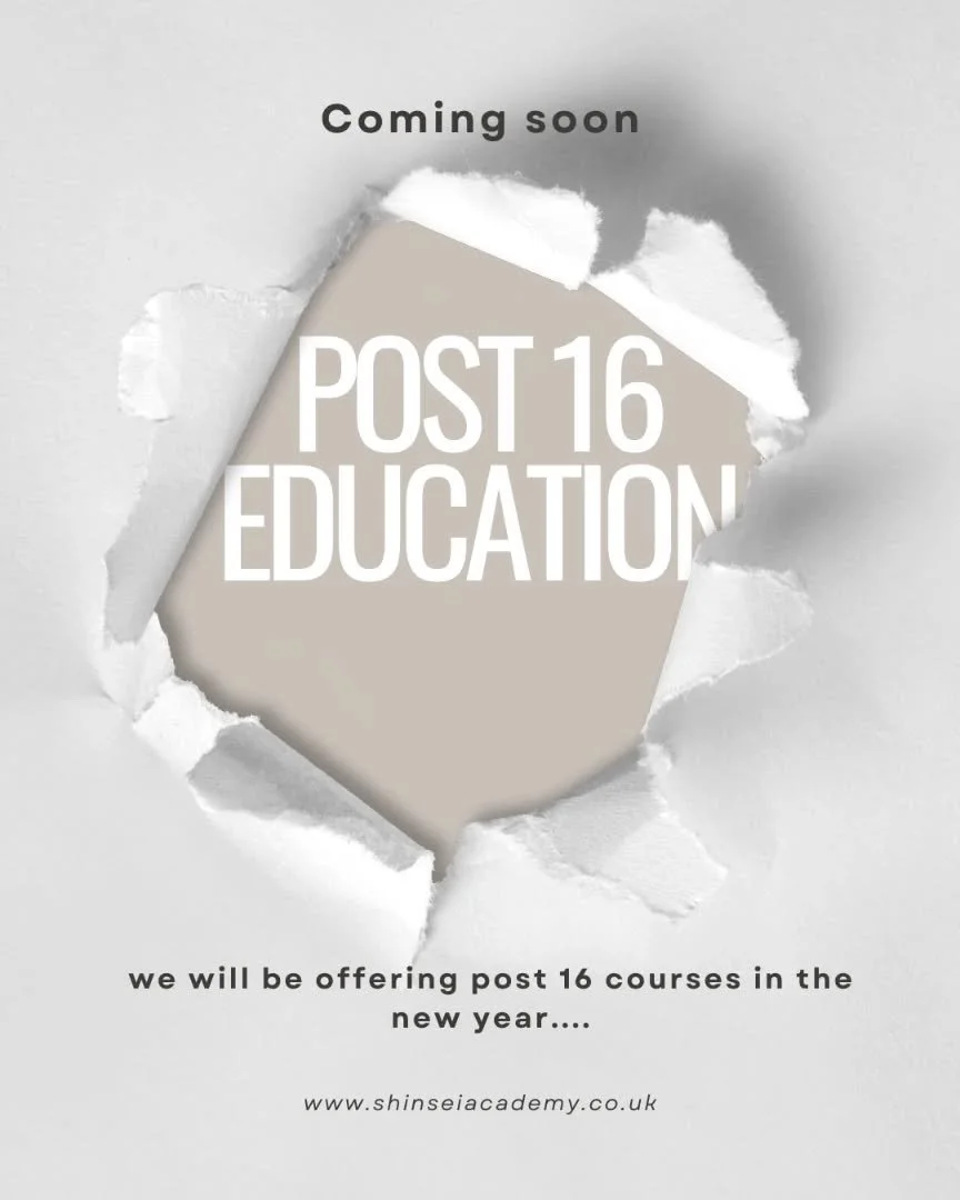 Big things are happening behind the scenes at Shinsei. 

In the New Year, we will be offering Post 16 courses in Strength &amp; conditioning, Nutrition, Business, personal training and sports coaching. 

If you know a young person that has left schoo