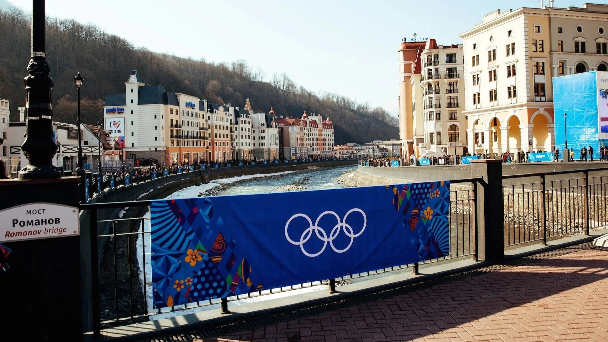 Olympic rings in Sochi