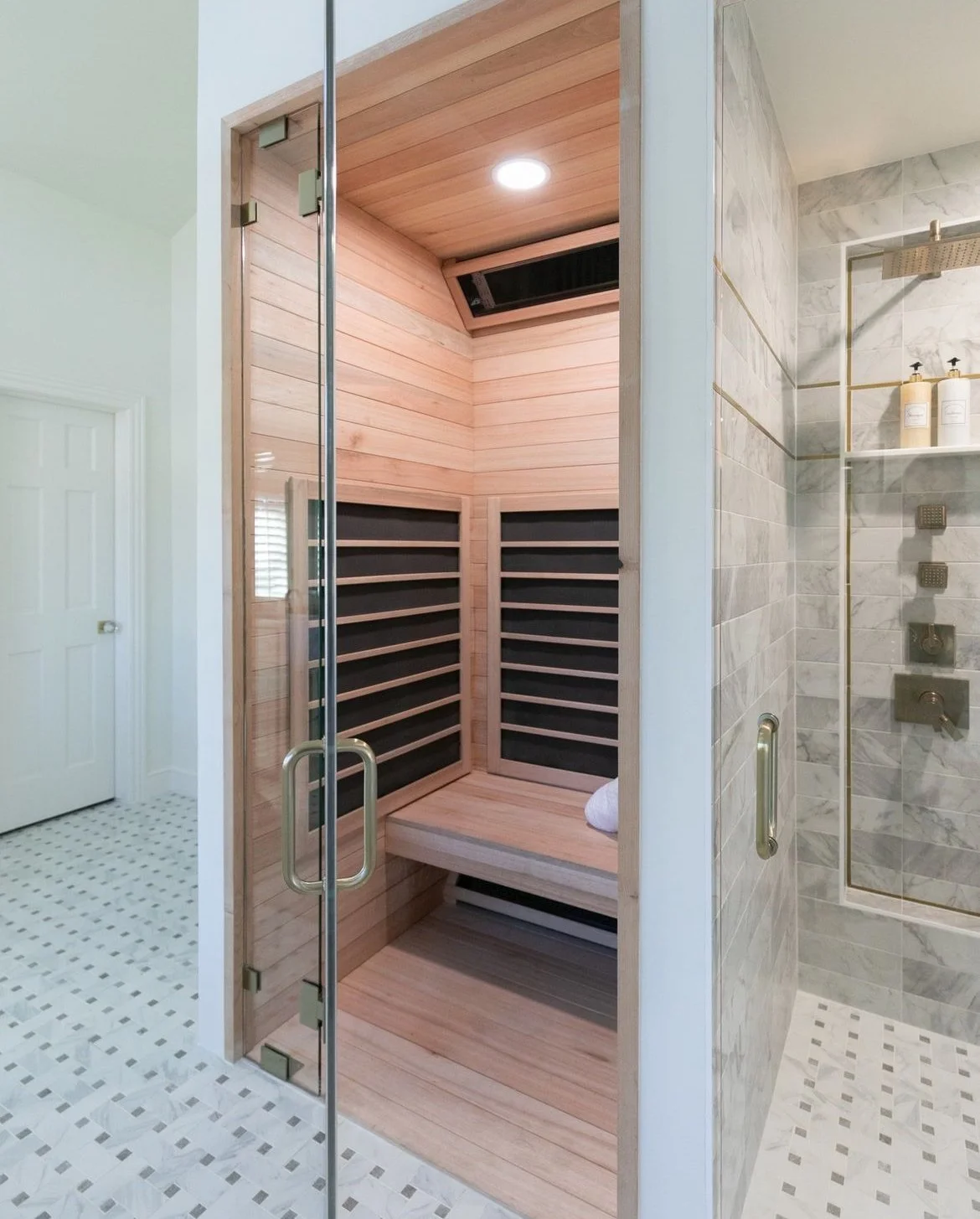sauna and steam shower