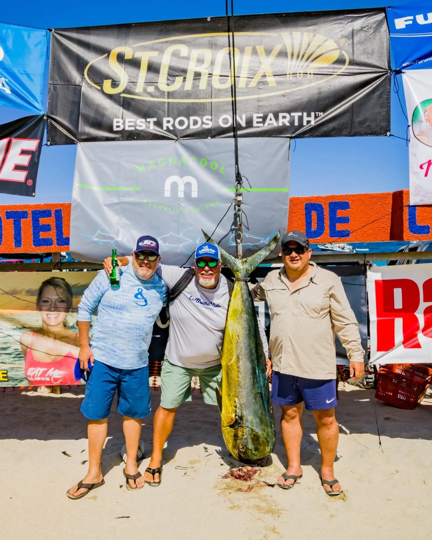 The top Dorado tournament in Mexico is back on July 18, 2026! 🎣 With over 20 years of tradition in Los Barriles, East Cape, the excitement is unmatched. This year, the heaviest Dorado takes home a 2026 Toyota Hilux! 🚗

​&iexcl;El mejor torneo de Do