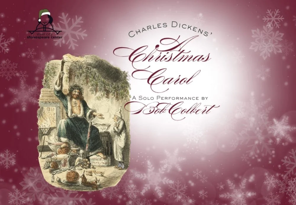 Poster image for A Christmas Carol, a solo performance by Bob Colbert