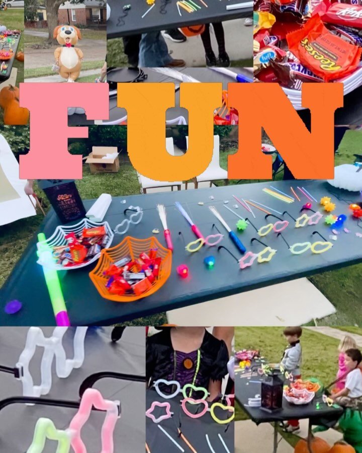 🎃🕸️ Last night was a *howling* good time! Our streets were packed with lions, tigers, bears, dragons, princesses, cowgirls, Evil Disney Queens, Inside Out emotions, and even Bob Ross! I had a blast handing out treats and glow-in-the-dark goodies to
