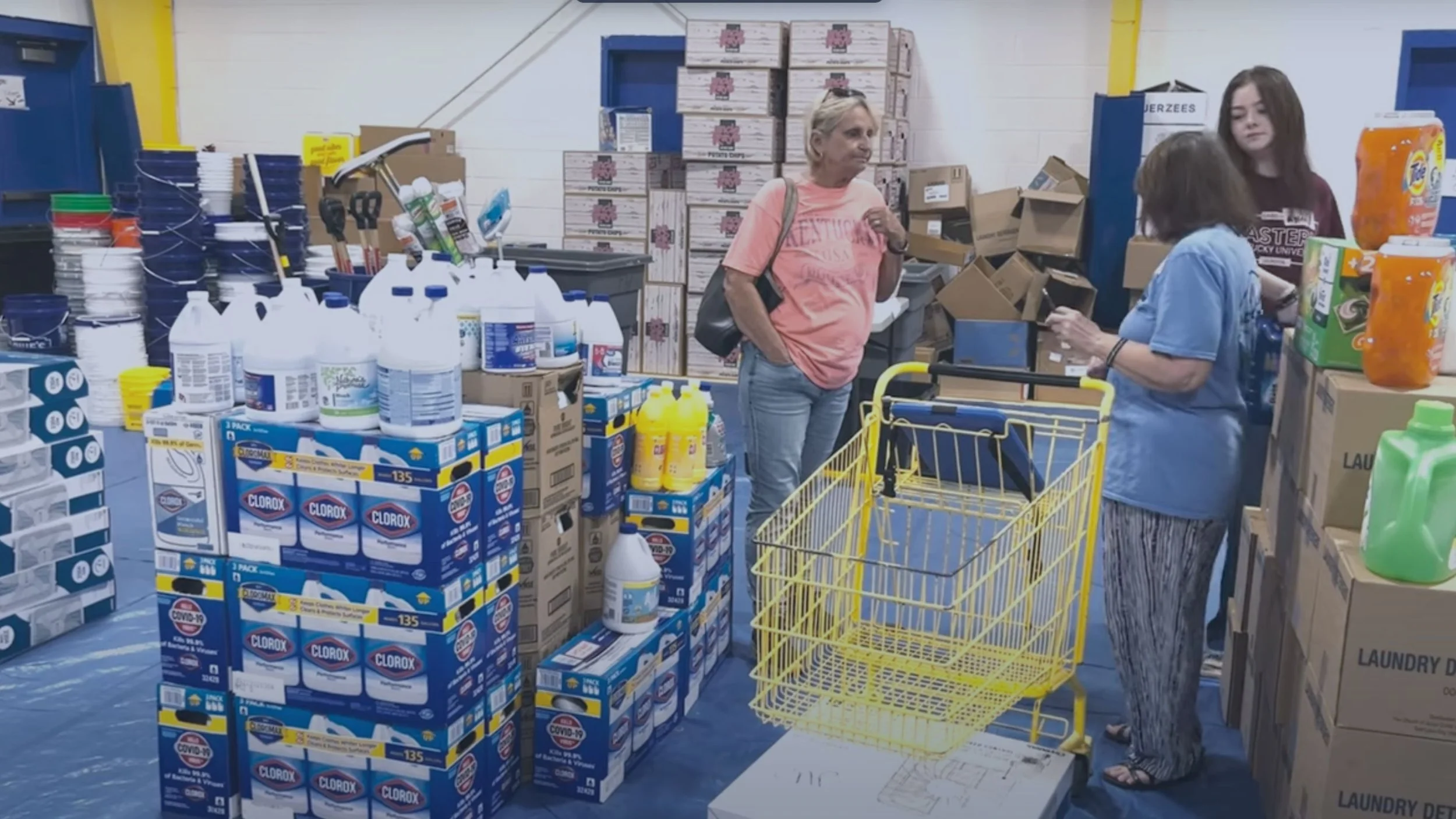 CAP DISTRIBUTION CENTER PROVIDES ESSENTIAL ITEMS