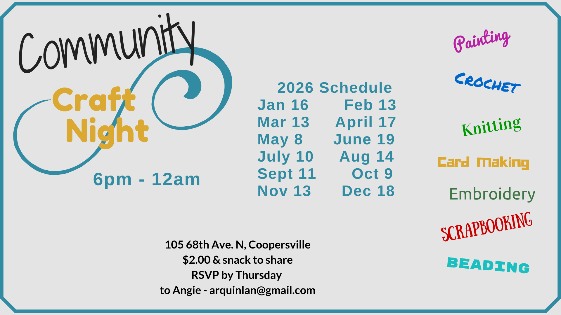Community Craft Night