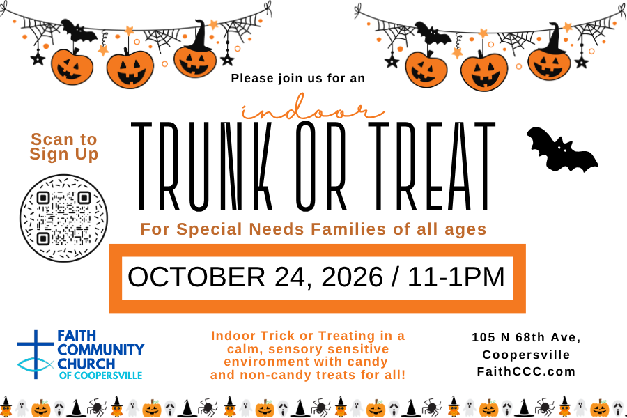 Sensory Friendly Indoor Trunk or Treat 2025
