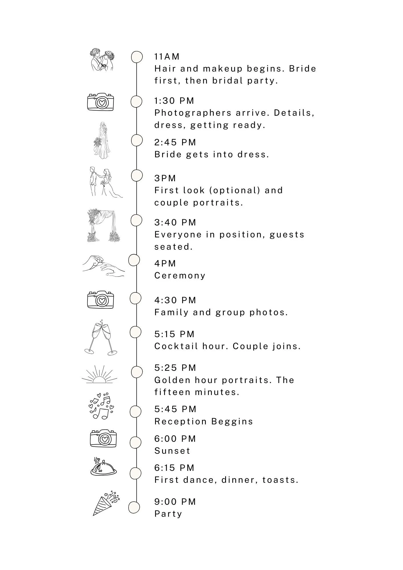 Wedding Timeline Planner