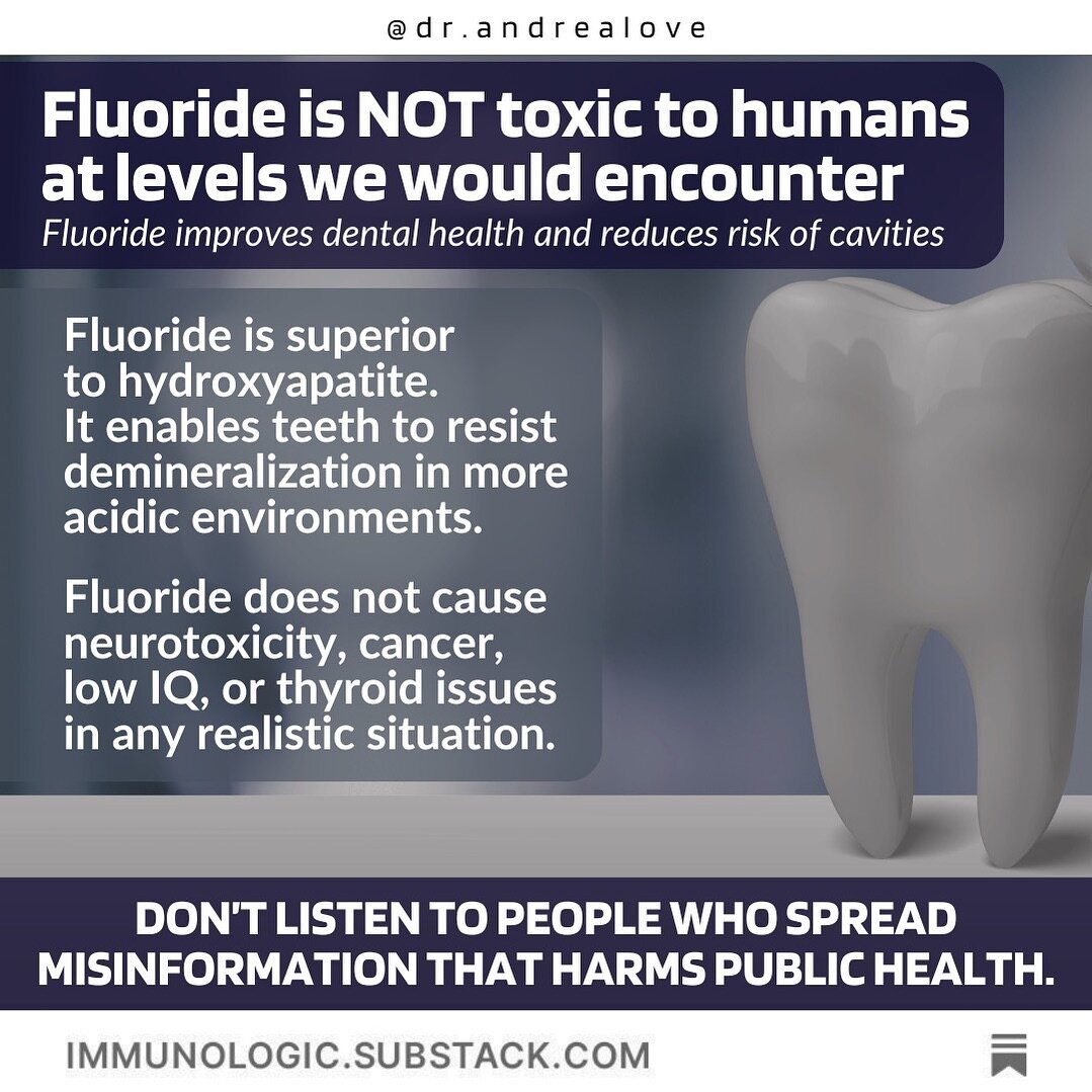 It is exhausting when prominent &ldquo;science personalities&rdquo; spread harmful misinformation that erodes literacy and public health. Fluoride has been demonized since it was implemented as a tool to prevent tooth decay. But guess what? It&rsquo;
