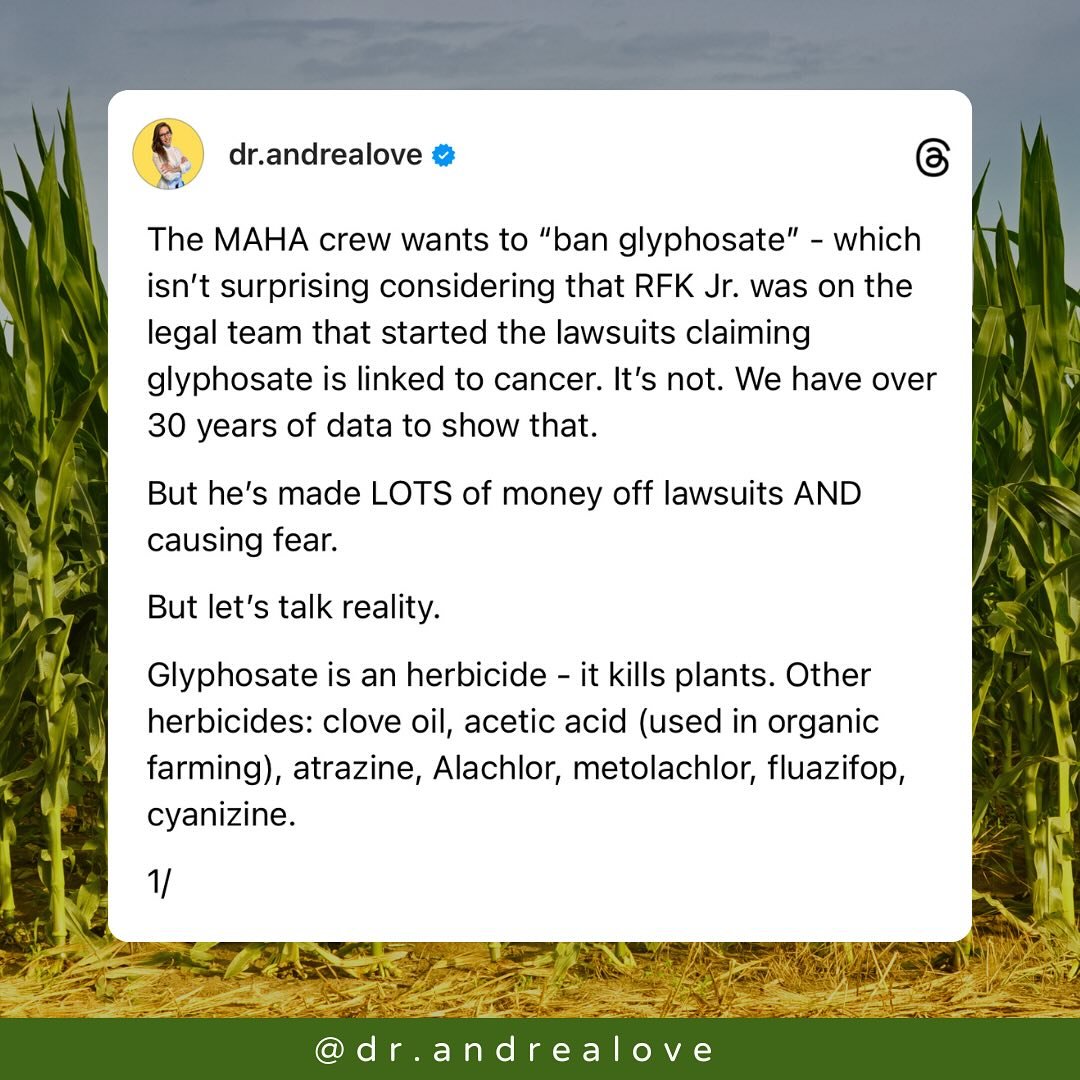 Glyphosate has been demonized for years - and while I guarantee most people have heard the claims - you probably don&rsquo;t realize who or why the claims originated.

The reality? Glyphosate is a very important tool for farmers and for modern agricu