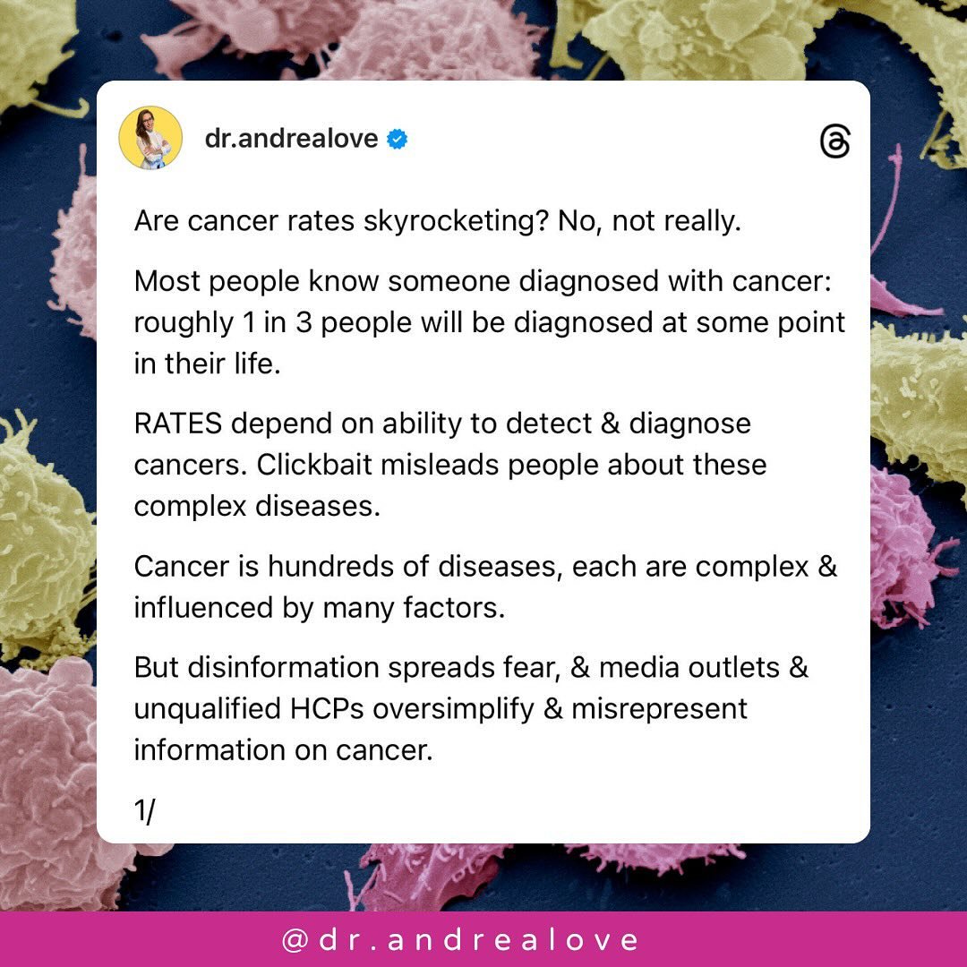 Yes, headlines in recent months have been quite inflammatory, insinuating that cancer rates are &ldquo;skyrocketing,&rdquo; particularly in young people. That&rsquo;s also a line being parroted by the MAHA crew, particularly RFK Jr., Calley and Casey
