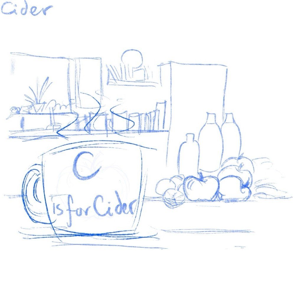 C &ndash; is for Cider - All spicy and warm, a tasty elixir to shield you
from harm.