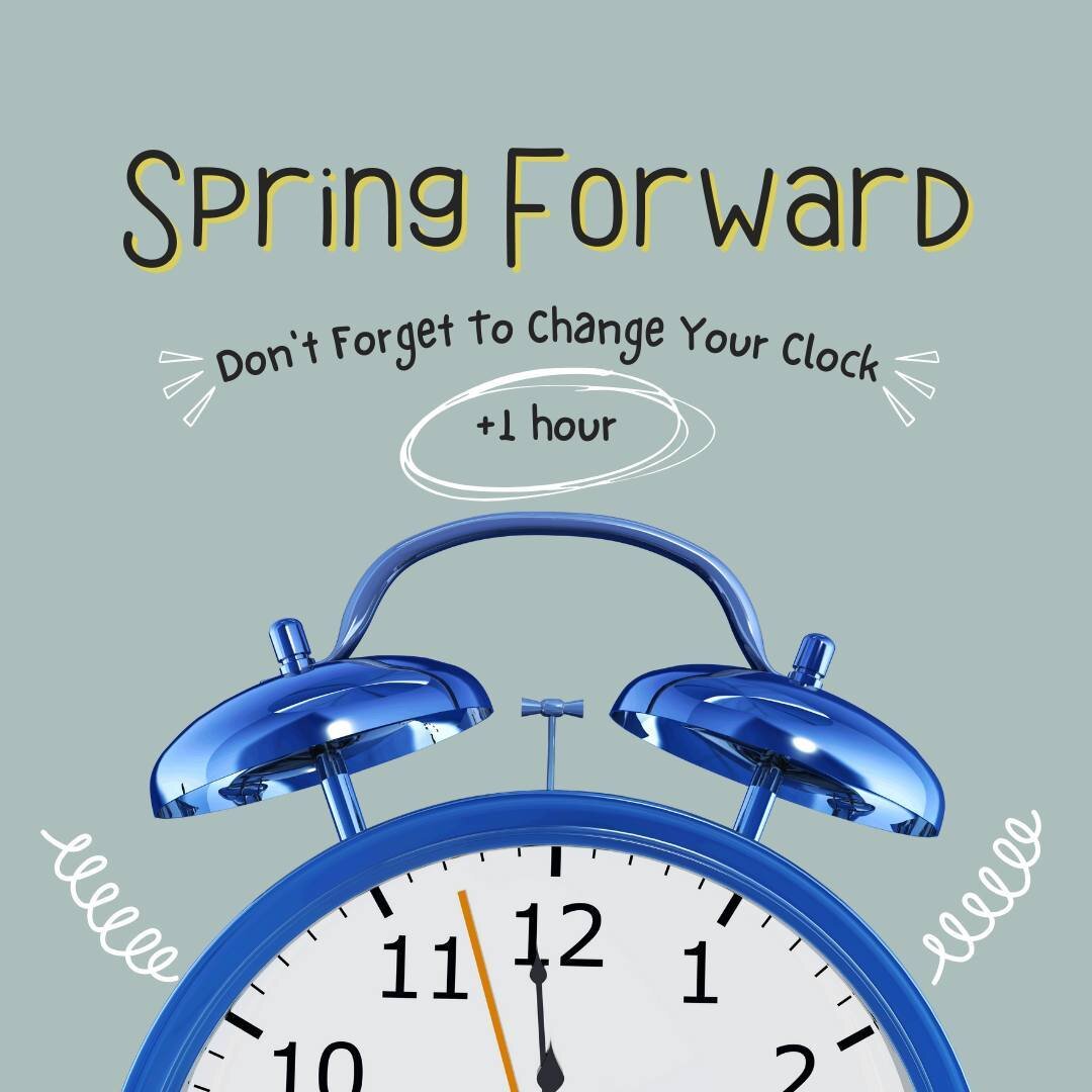 Reminder! Daylight savings time will start on Sunday, March 10th at 2:00am, which means the sun will rise and set an hour later! Remember to move those clocks forward!

#daylightsavingstime #windshireterrace #middletown #windshireterraceapts #middlet