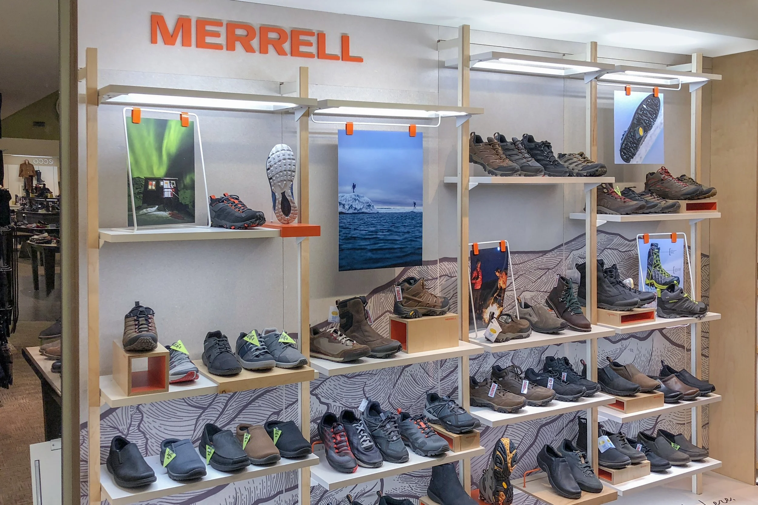 Merrell NYC Footwear Walls