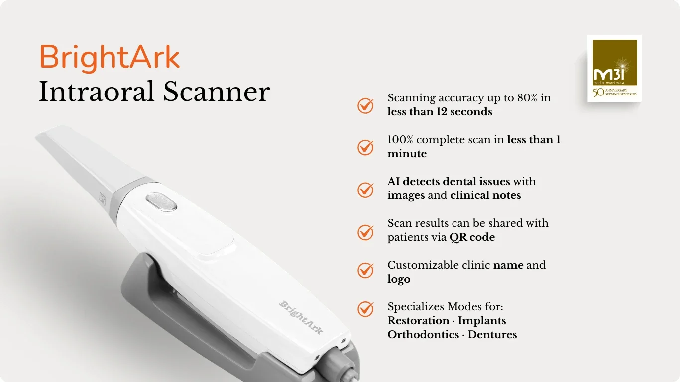 INTRAORAL SCANNER BrightArk from M3i Dental