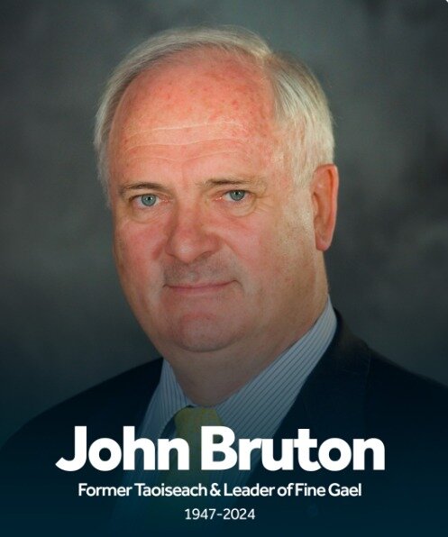 A lifetime committed to democracy, peace and public service.

My thoughts are with Finola and the wider Bruton family including, of course, Richard, on this sad day.

Rest in peace John.