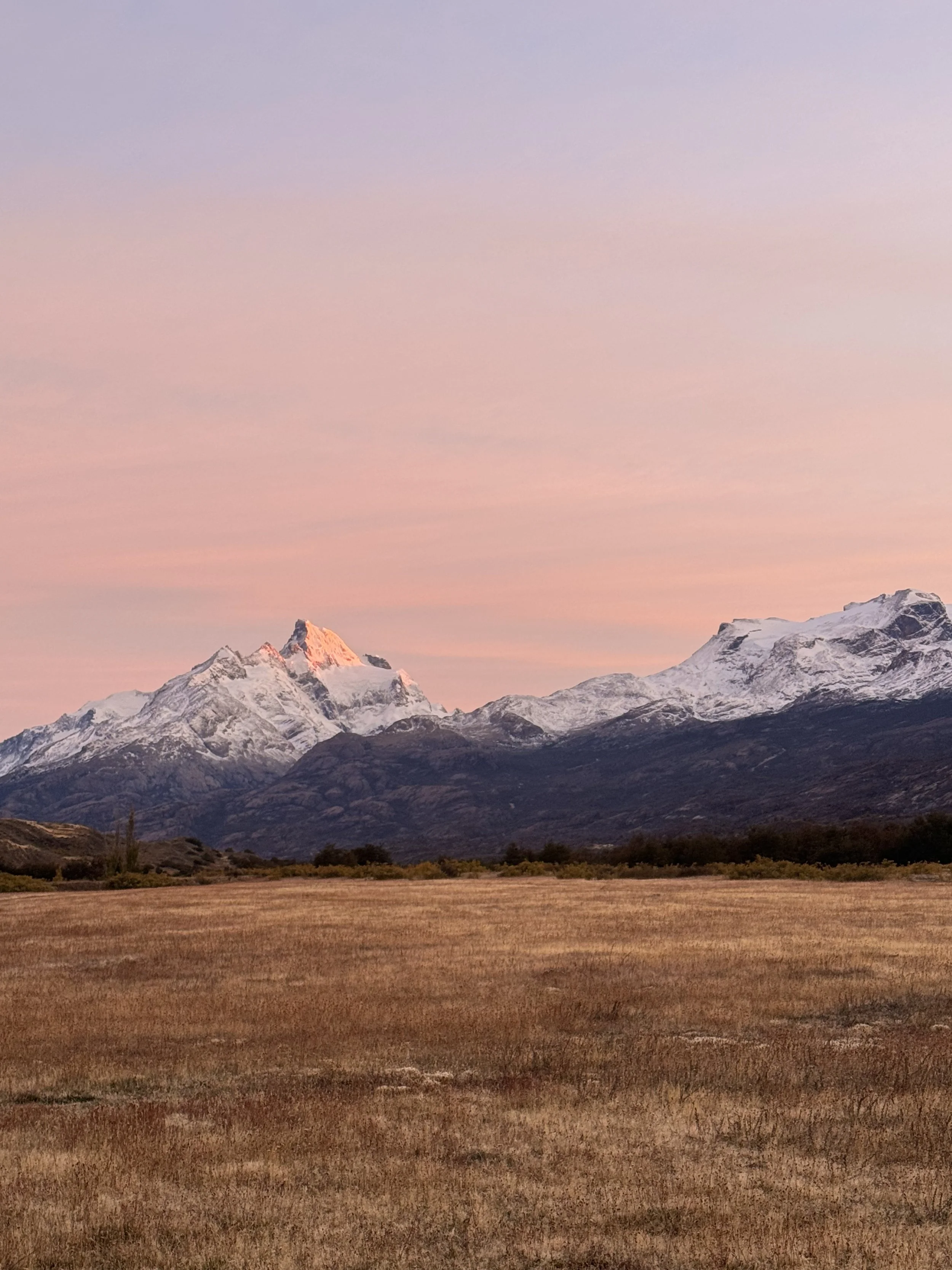 sunset in Patagonia