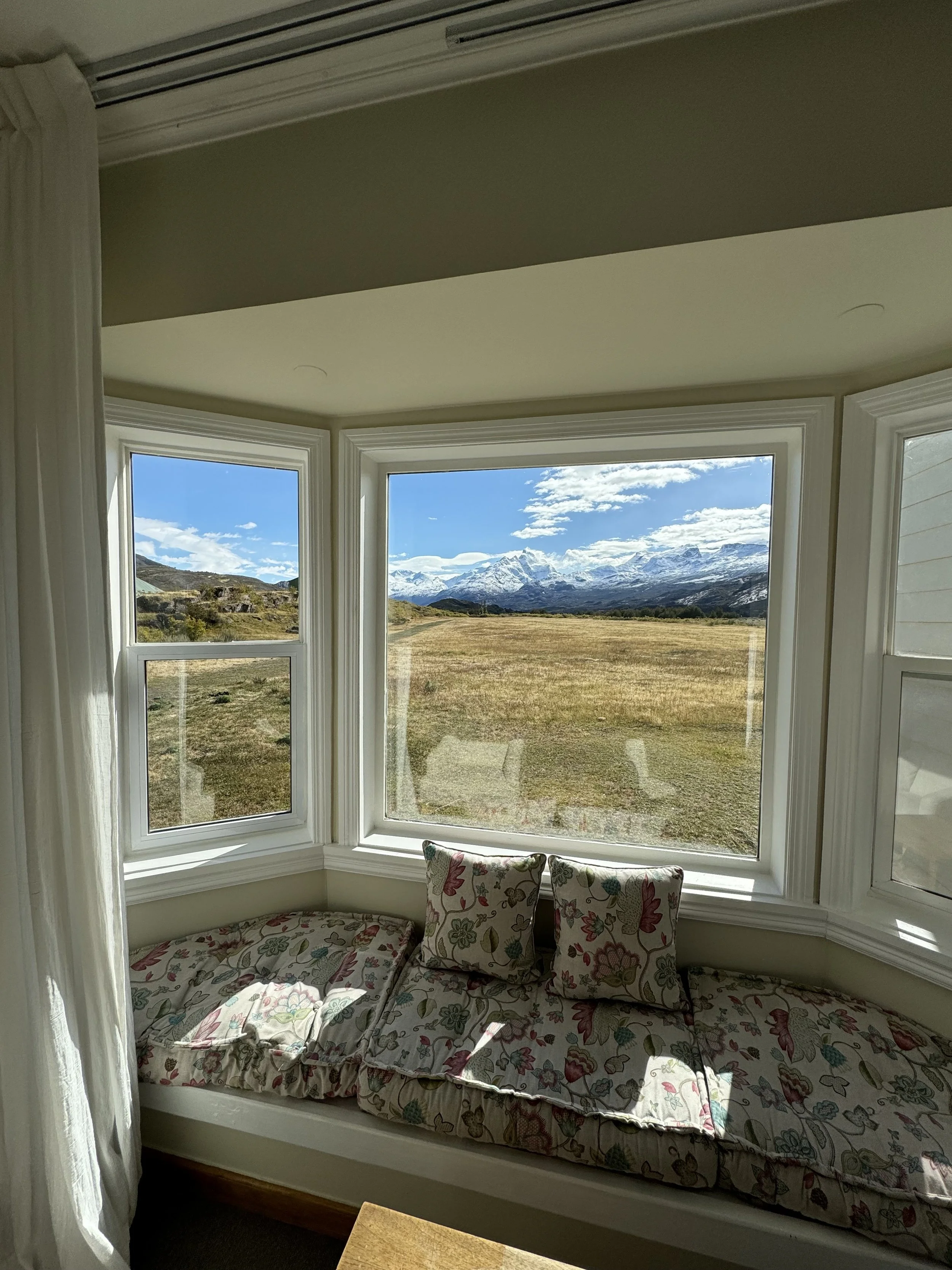 view from Estancia Cristina lodge
