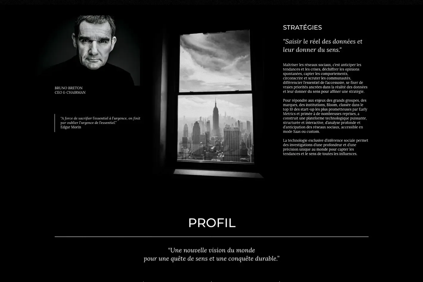 Bloom Social Analytics, UX/UI