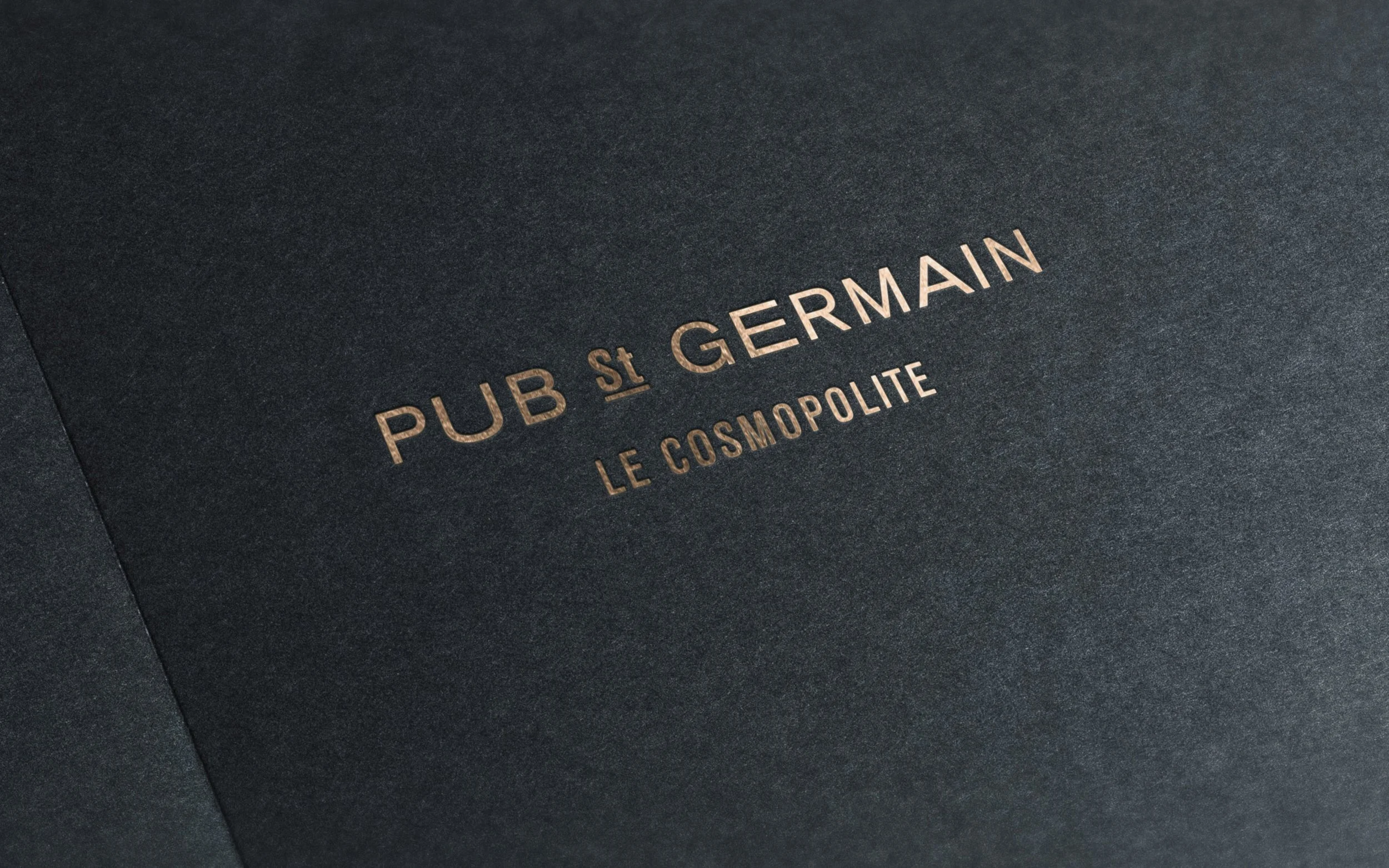 Pub St Germain, positionnement & design de marque