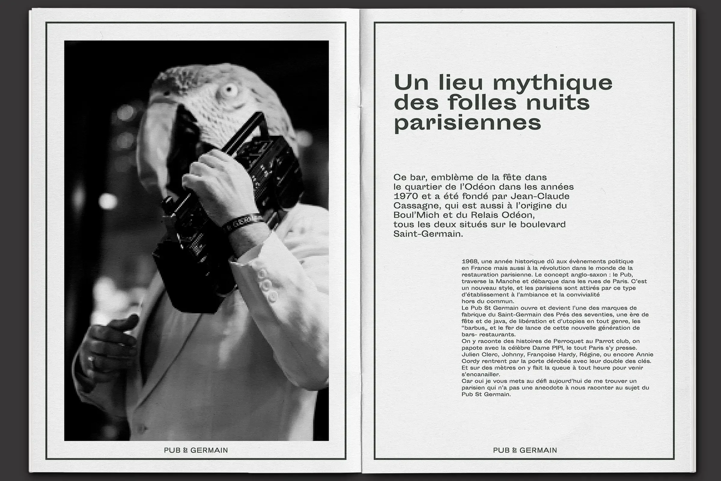 Pub St Germain, dossier de presse