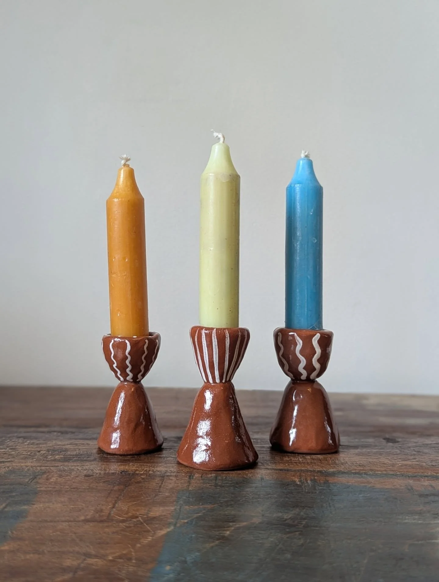 Candlesticks for those winter nights 🕯️🕯️🕯️
Available on my website