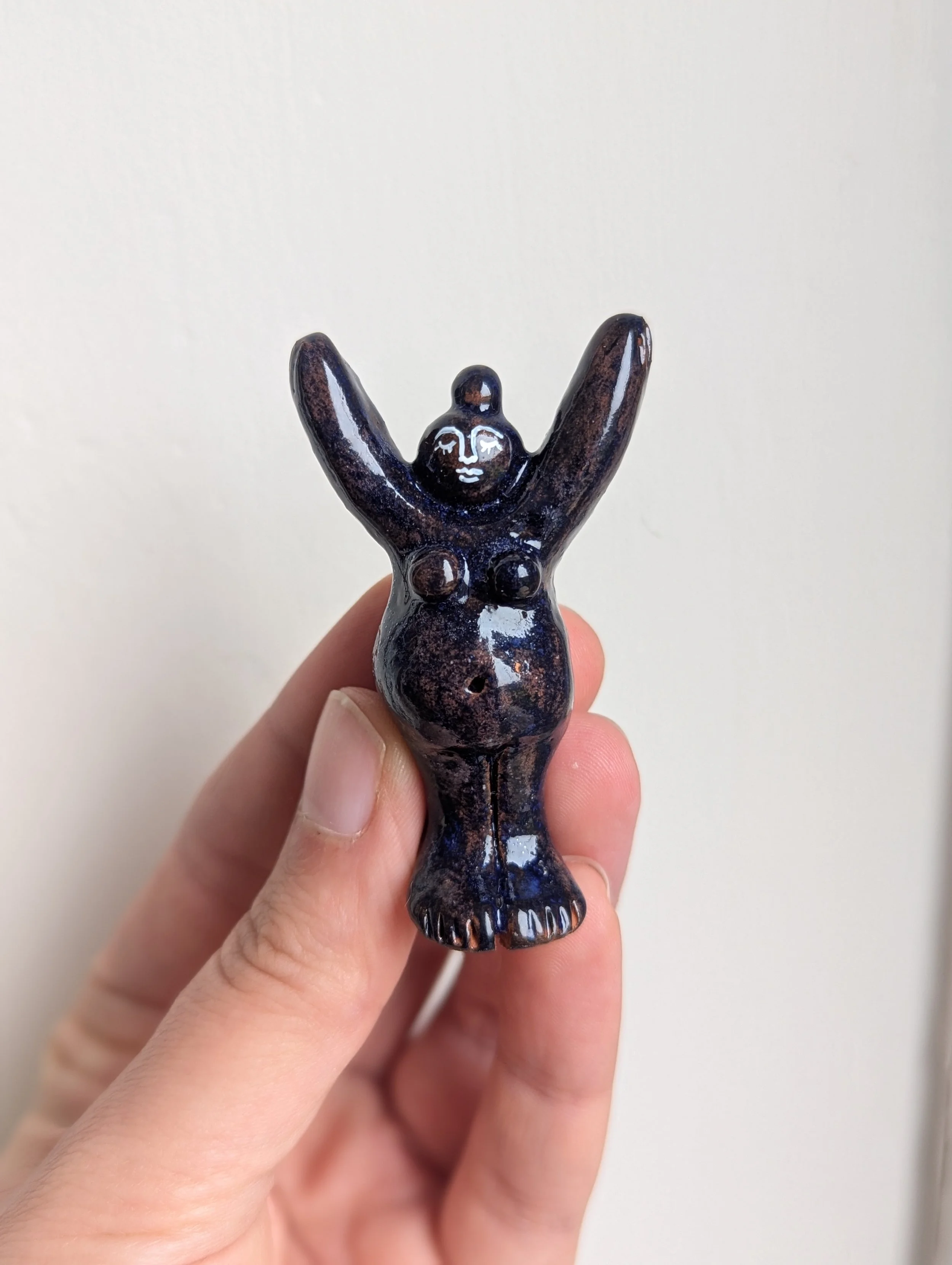 Dark Blue Strong Woman