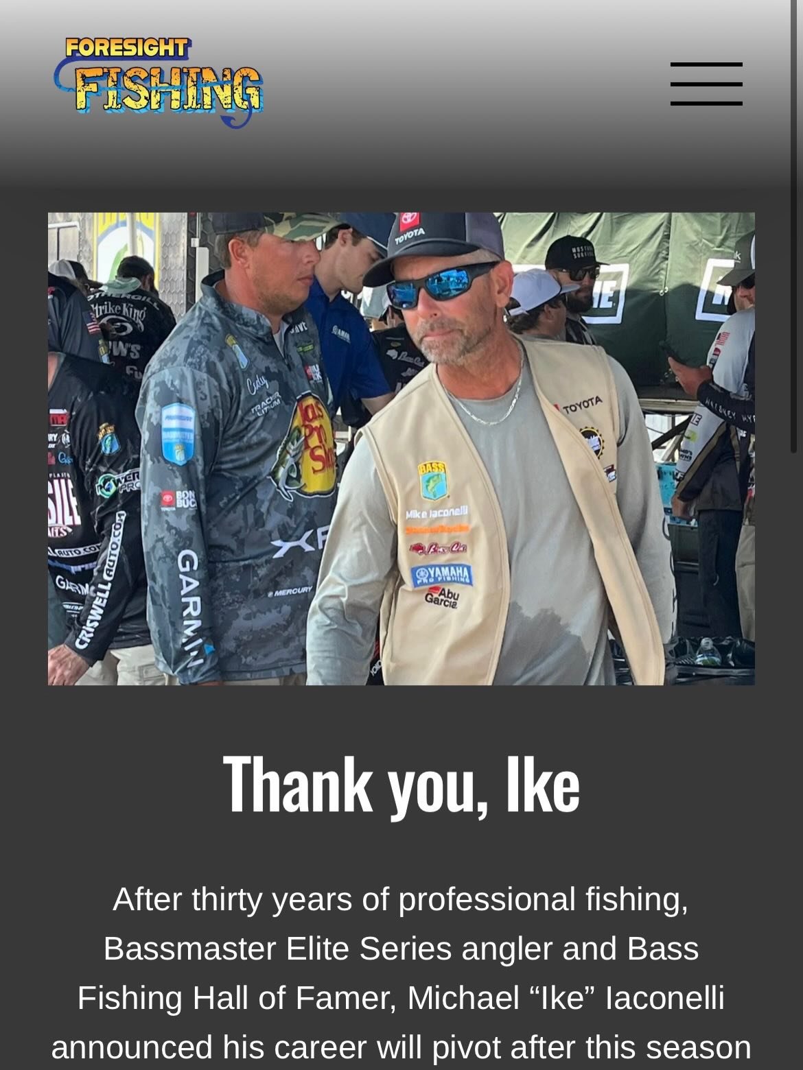 Folks at home, folks at home 🗣️ 🏡 
@mikeiaconelli has announced this will be his last year fishing the @bass_nation Elite Series. As you may know, he is the angler I modeled myself after when I was a kid getting into fishing. His impact has been tr