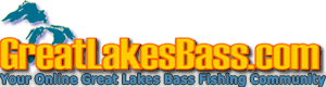 Logo for GreatLakesBass.com with the tagline "Your Online Great Lakes Bass Fishing Community"