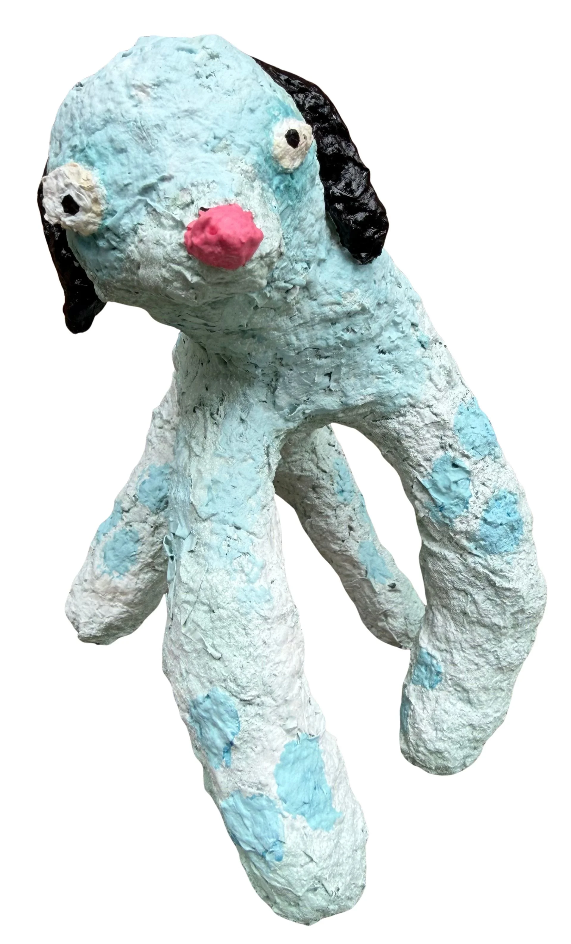 Stevie
Acrylic and Spray Paint on Paper Pulp, Wire, and Plastic Bottle

2026