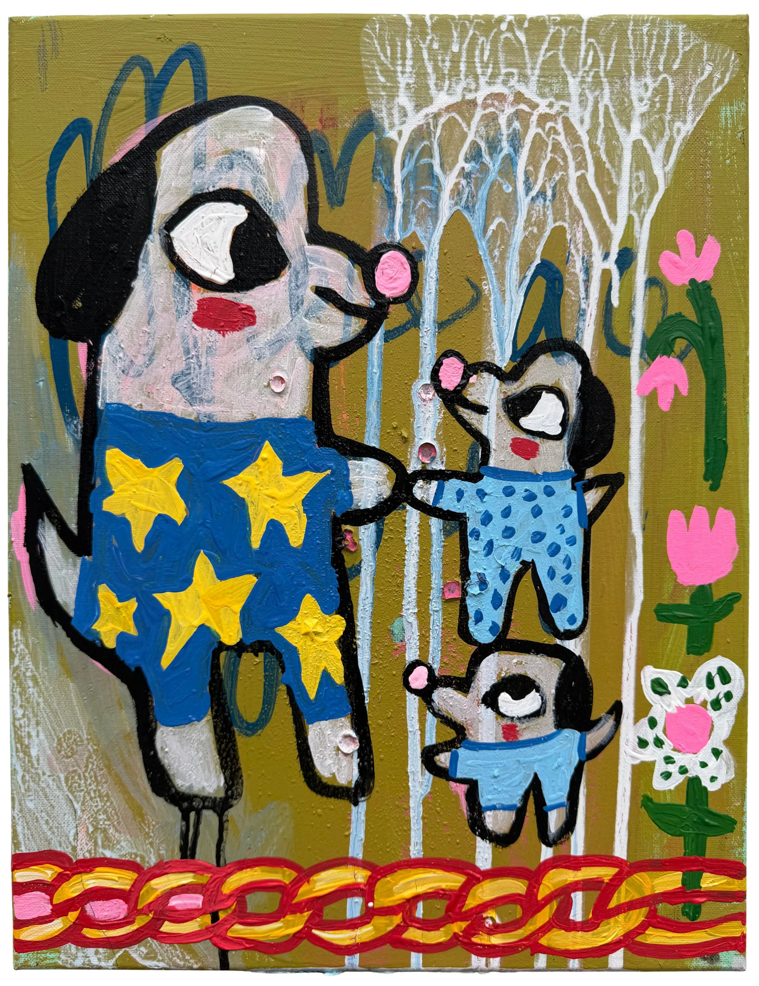 Mama I’m Climbing | Acrylic on Canvas | 14 x 18 inches  | 2026