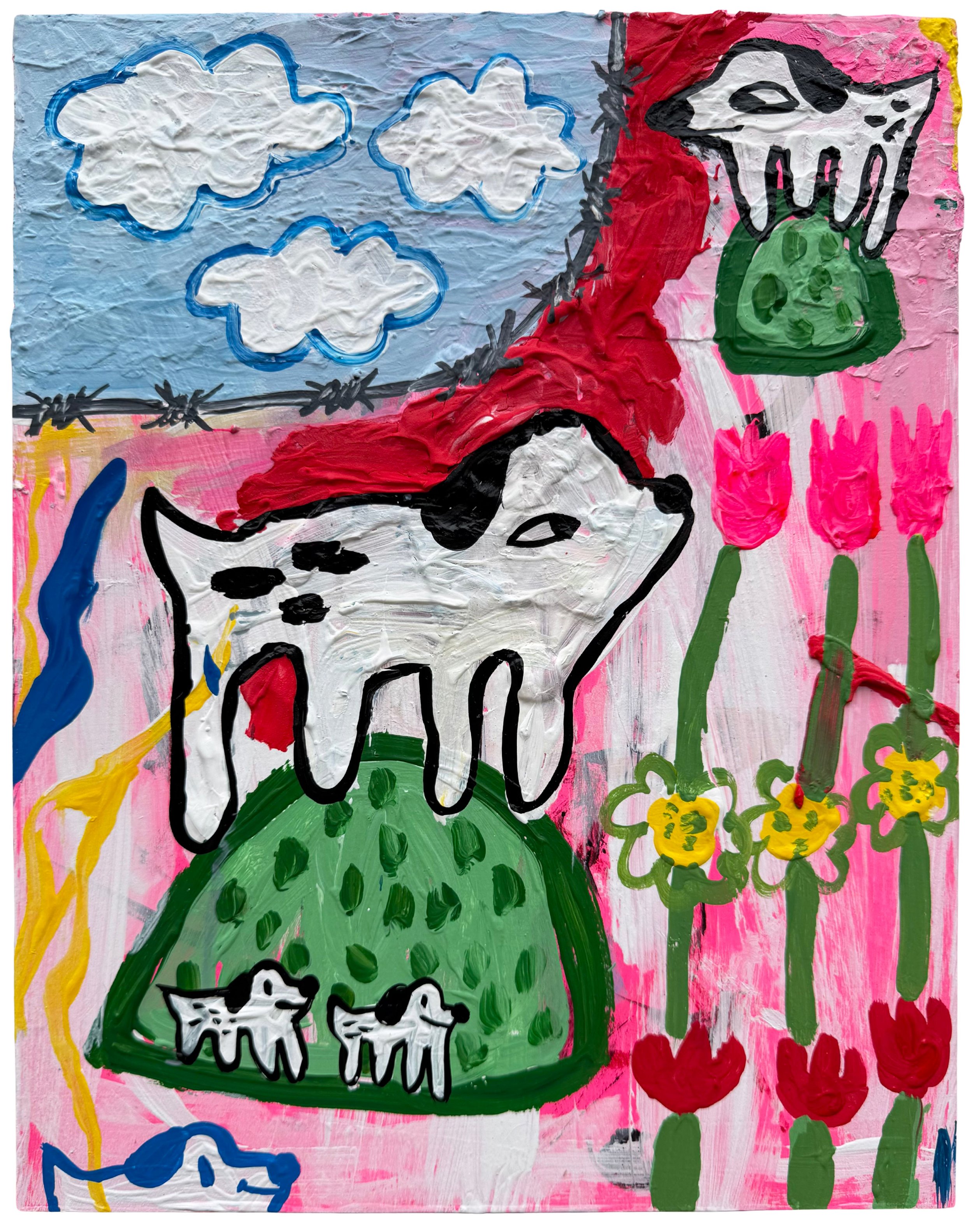 Sky Garden | Acrylic on Wood | 11 x 14 Inches | 2026