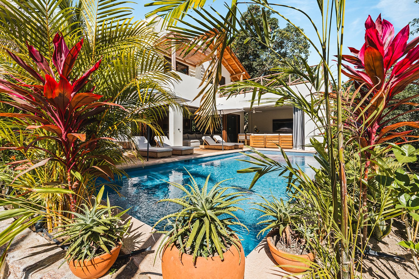 Our Tahoe Blue Saltwater pool