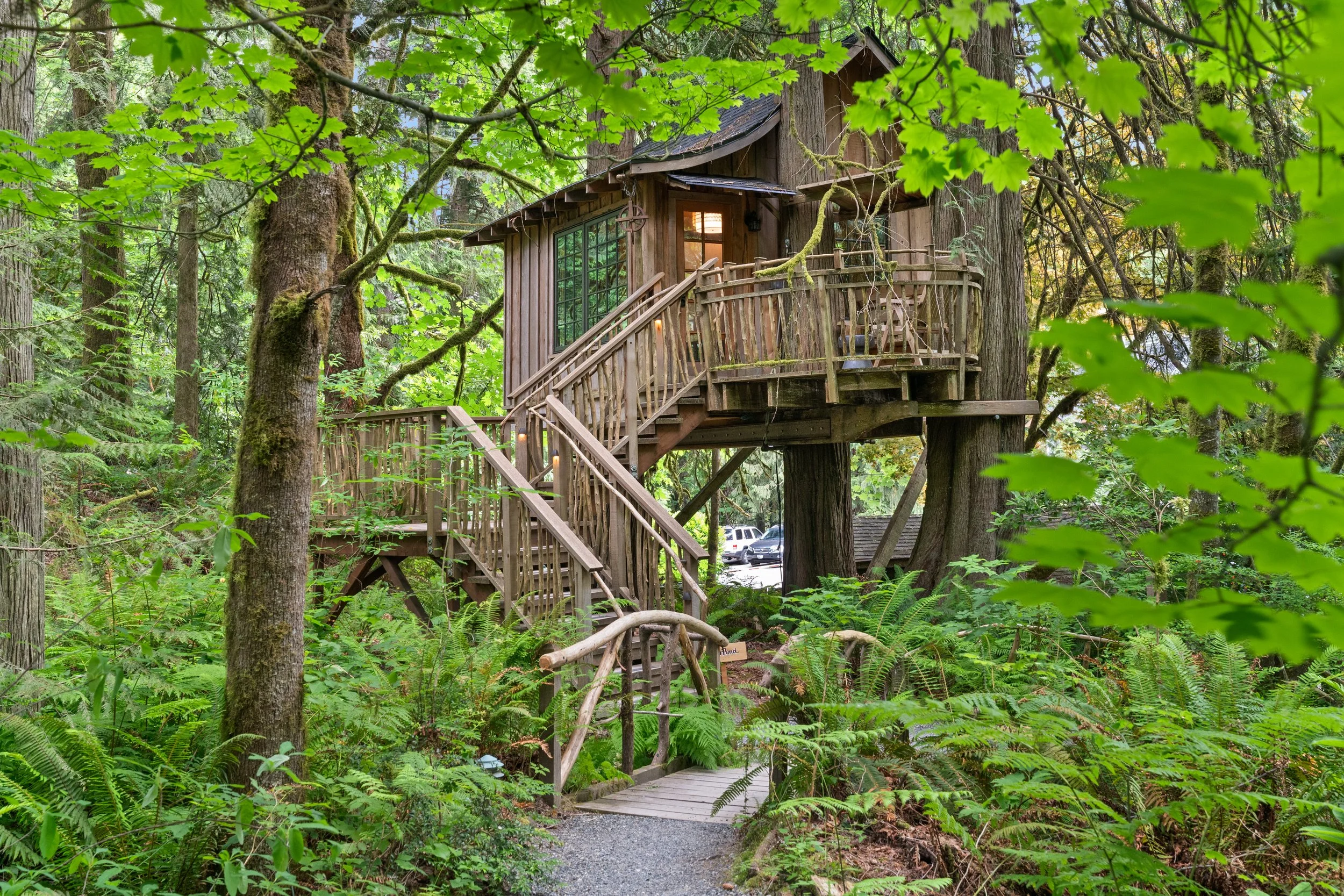 Upper Pond: A Whimsical Treehouse For Group Getaways