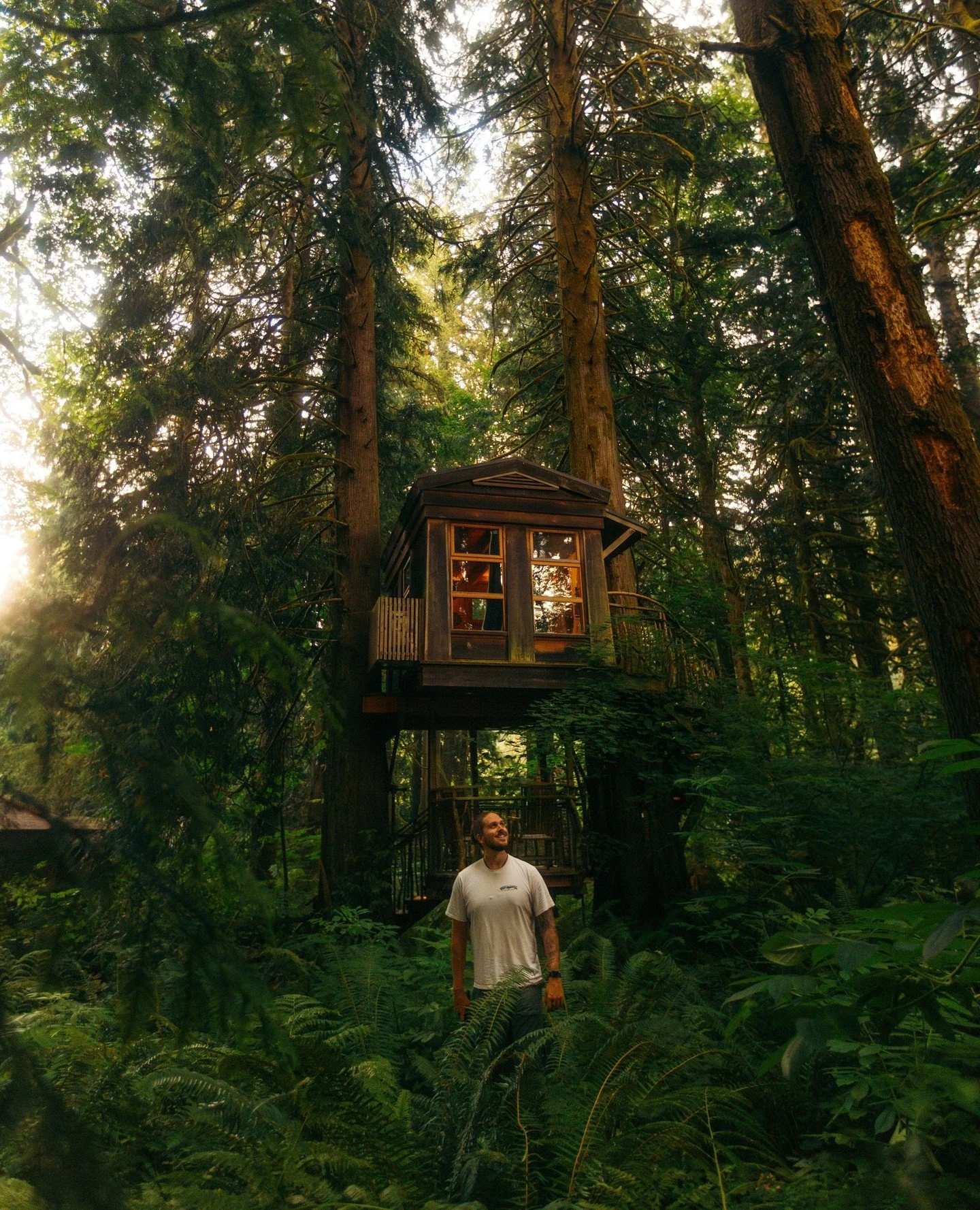 Who else loves a spring getaway in the trees?🙋&zwj;♀️🌸 ⁠
⁠
Memorial weekend just opened to book! Enjoy the iconic spring hiking paths that Western Washington is so well known for, then stay the night with us on Saturday, May 23rd for a cozy evening