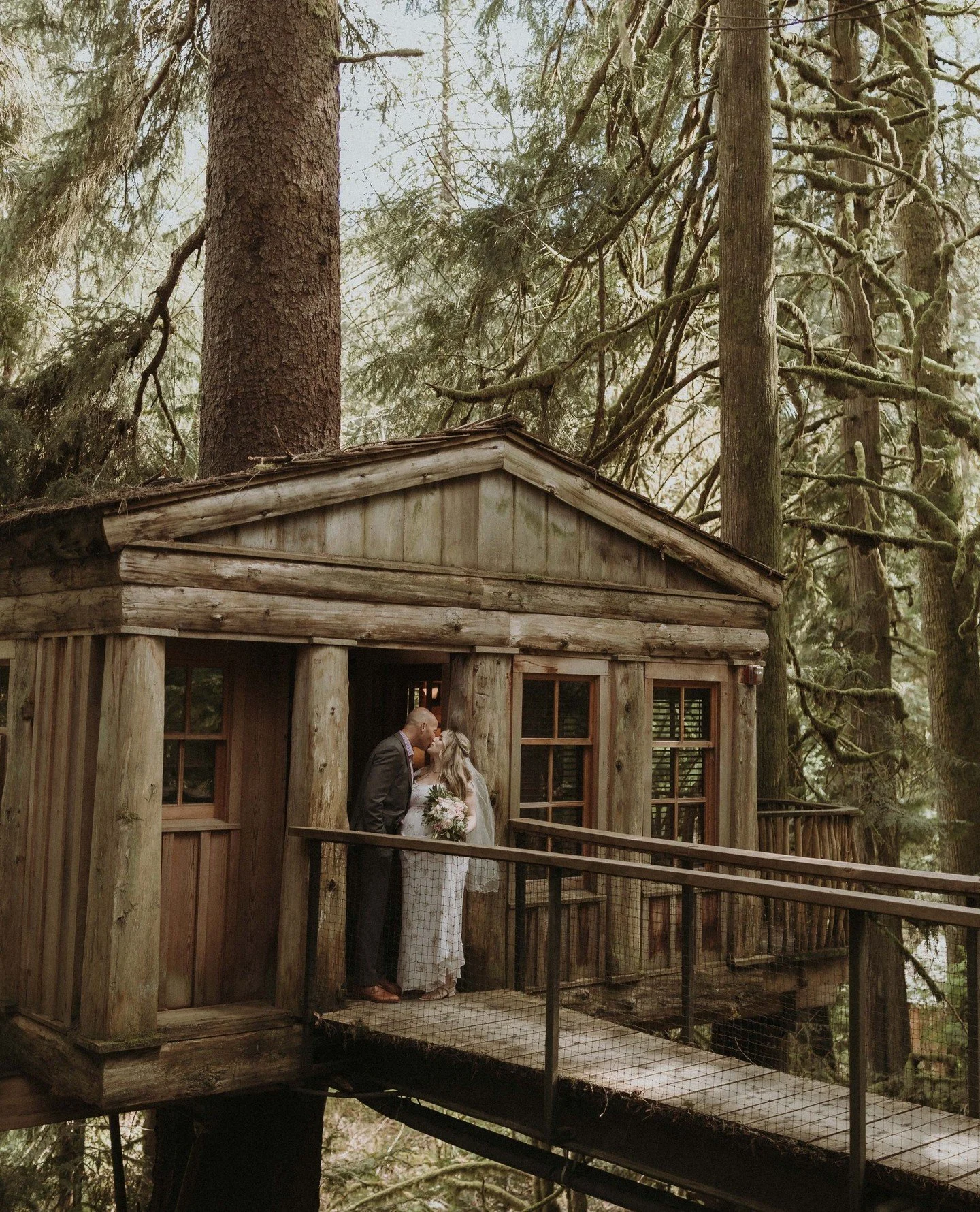 Imagine getting married in a forest with seven treehouses 🌲⁠
⁠
What a magical elopement from last spring! So much joy, love, and laughter with these two 🫶 We are so honored that we got to be part of their new chapter together. ⁠
⁠
Looking for a whi