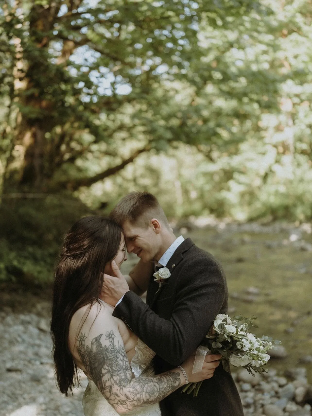 Happy 1 year anniversary to Zane and Harold who eloped in the trees last May 🥹🌲 

Zane reached out and shared this about her special day at Treehouse Point:

&ldquo;Running away to the trees to elope was the best decision my husband and I could hav