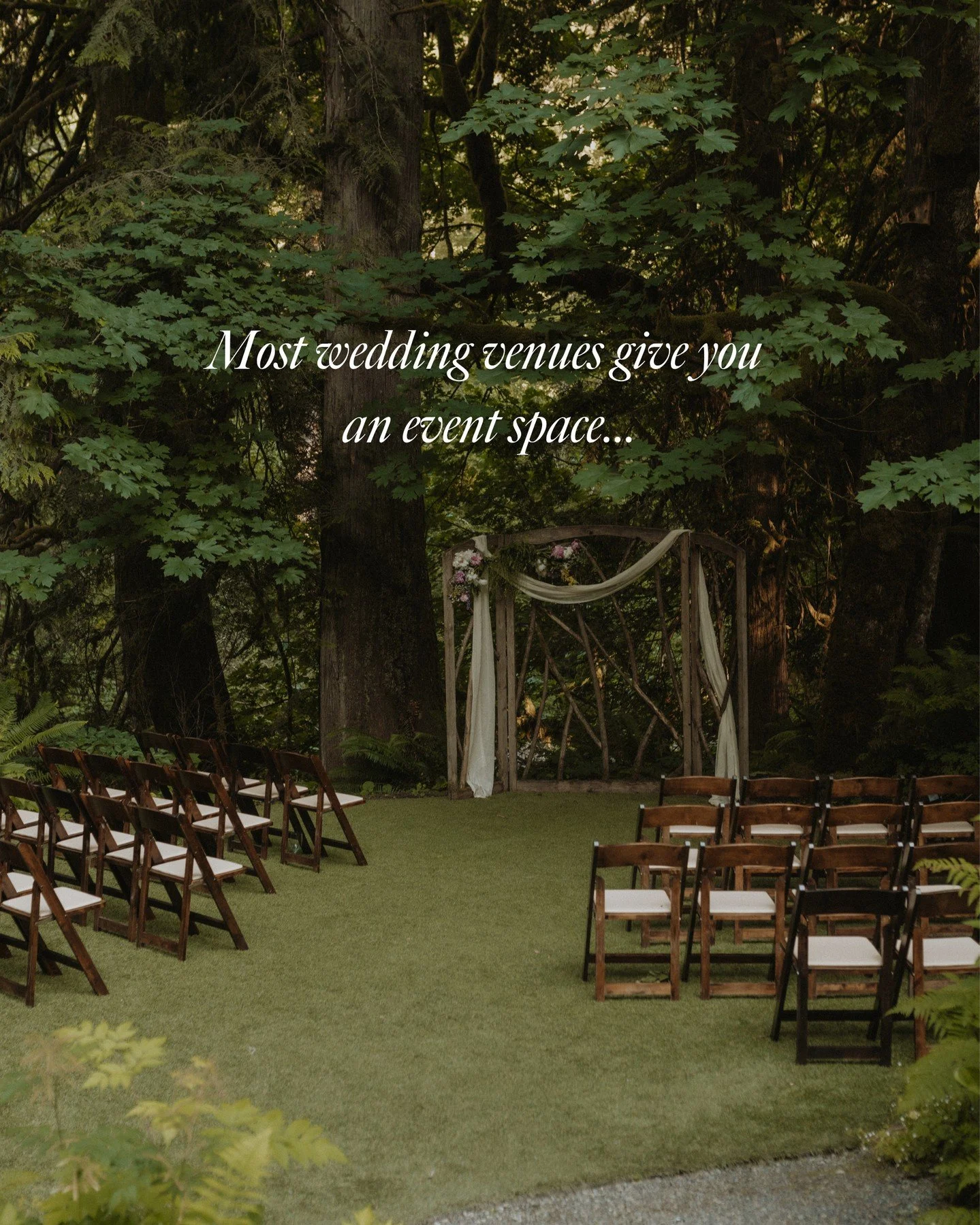 What if, instead of a city wedding, you escaped to a forest in the Pacific Northwest and spent your special day getting ready in a treehouse?⁠
⁠
And what if, instead of juggling vendors and moving parts, you could simply be present and let the detail