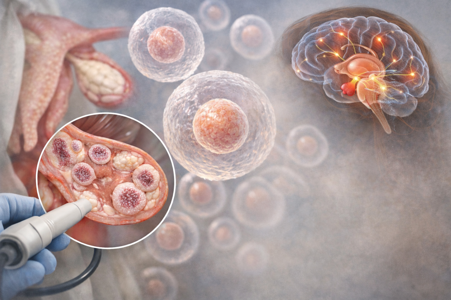 Female Fertility Is Not Only About the Number of Eggs: The Role of Ovarian Tissue and Its Connection to the Brain