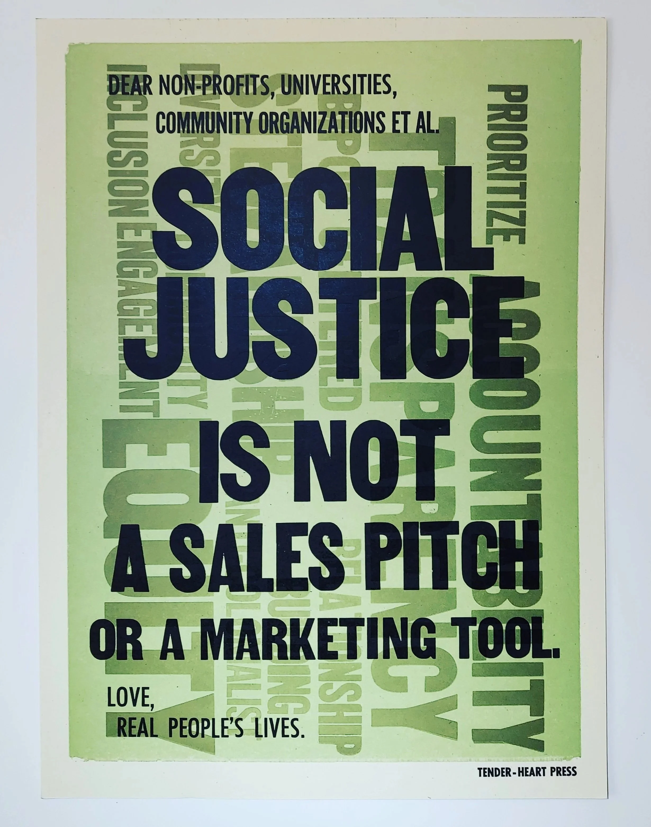 Wholesale Social Justice- Qty 5