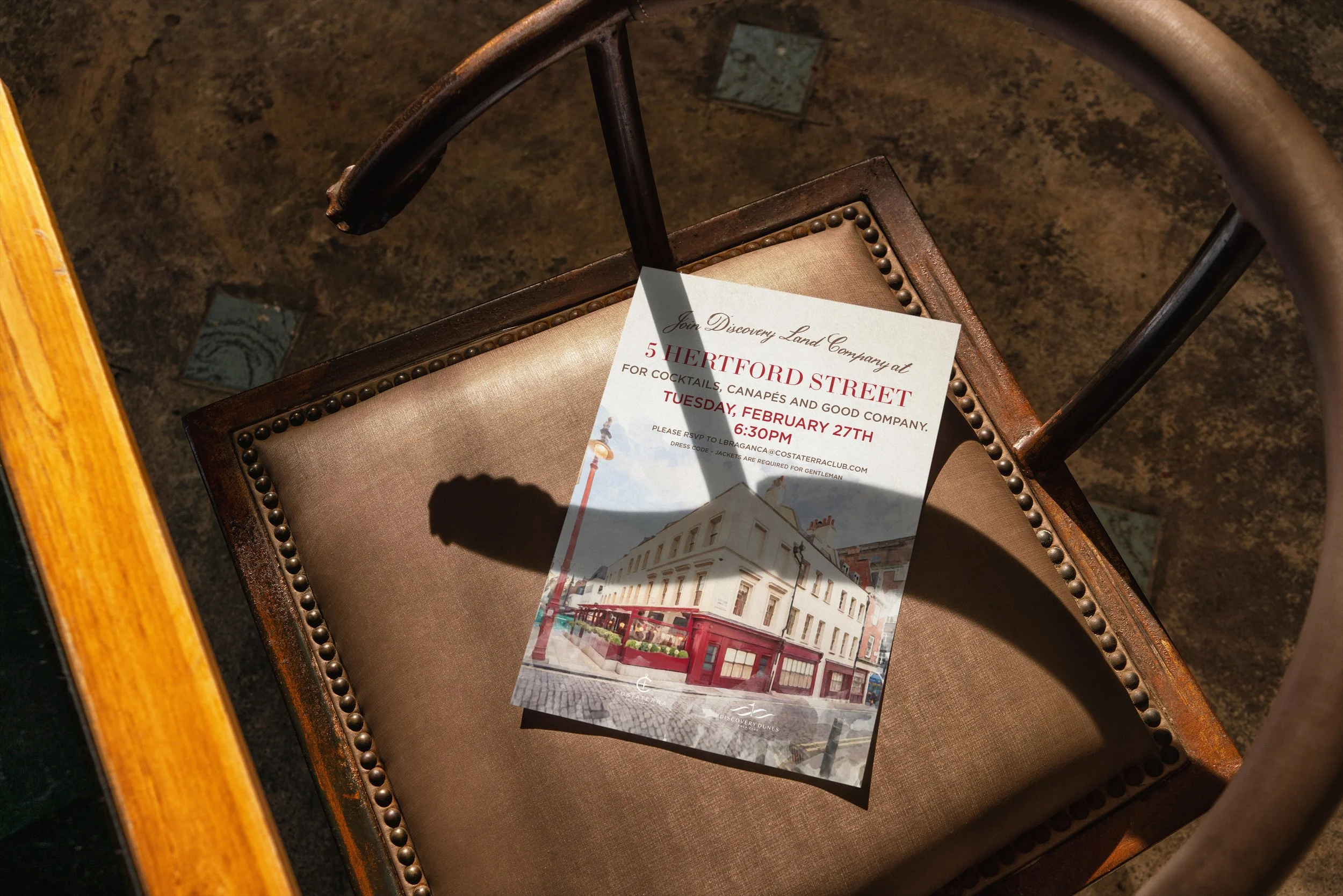 London Cocktail Invite