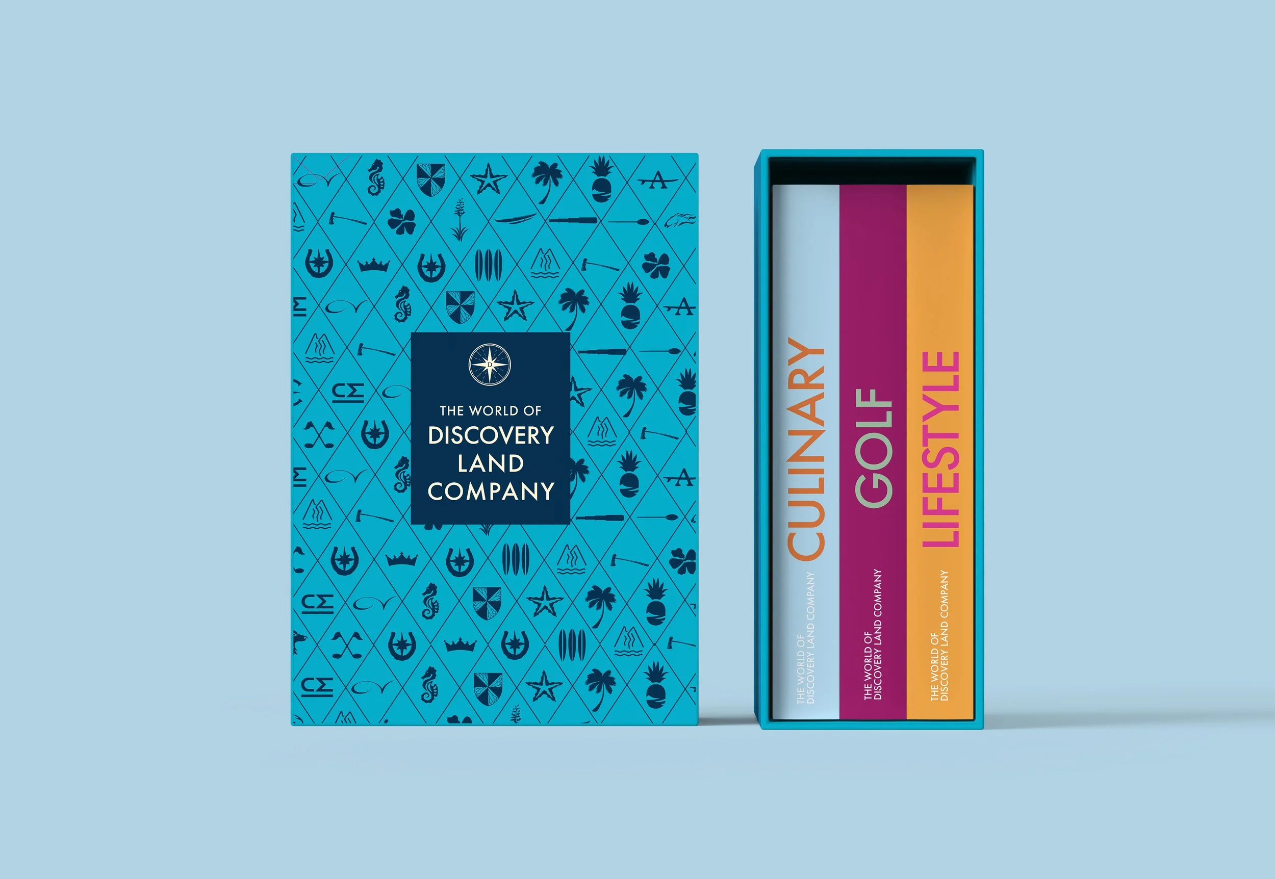 Icon Book Series : Culinary, Golf & Lifestyle (Cover + Book Box)