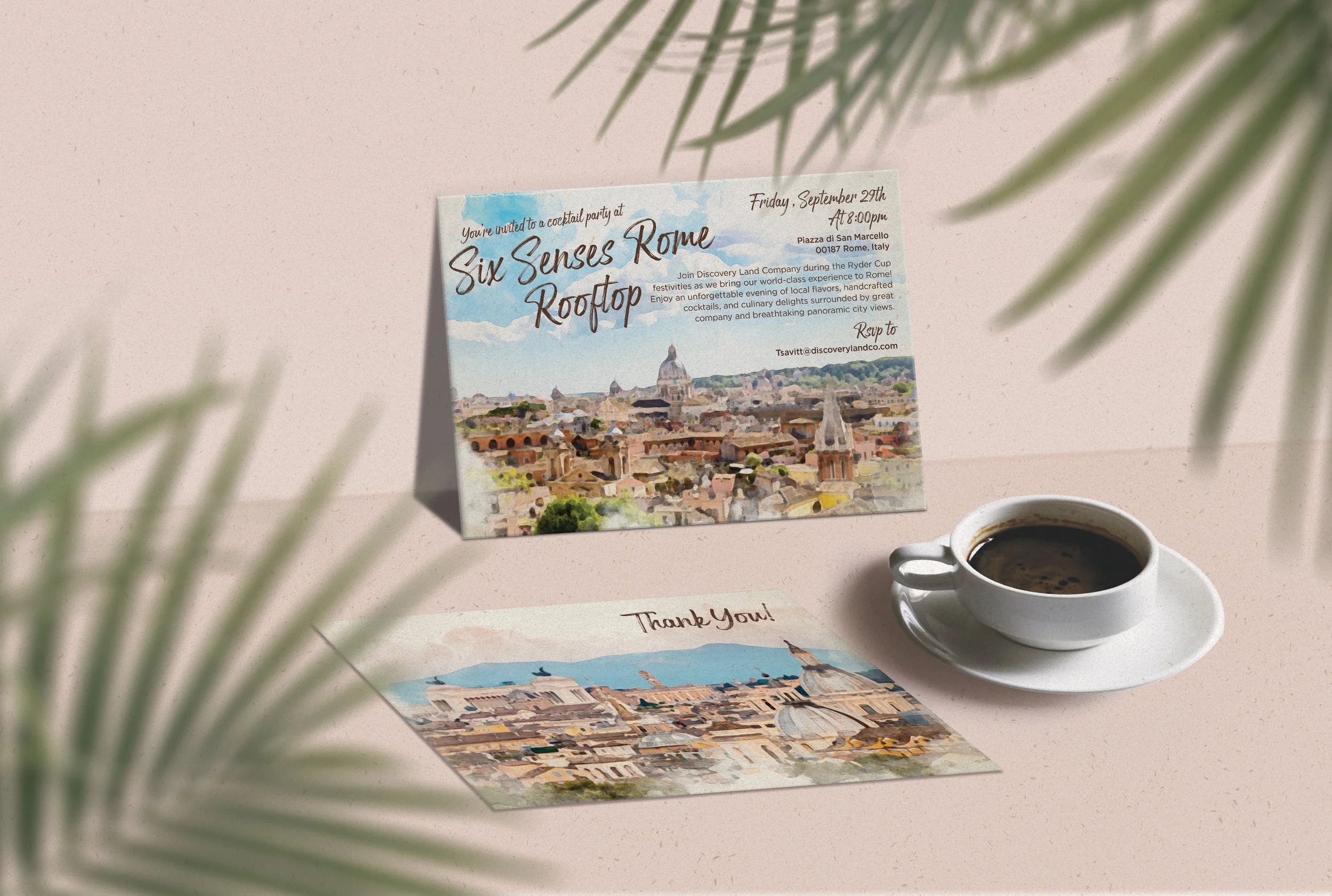 Rome Cocktail Invite 2023