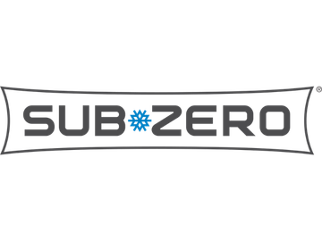 Sub Zero logo with a snowflake replacing the letter 'O' in 'Zero'.