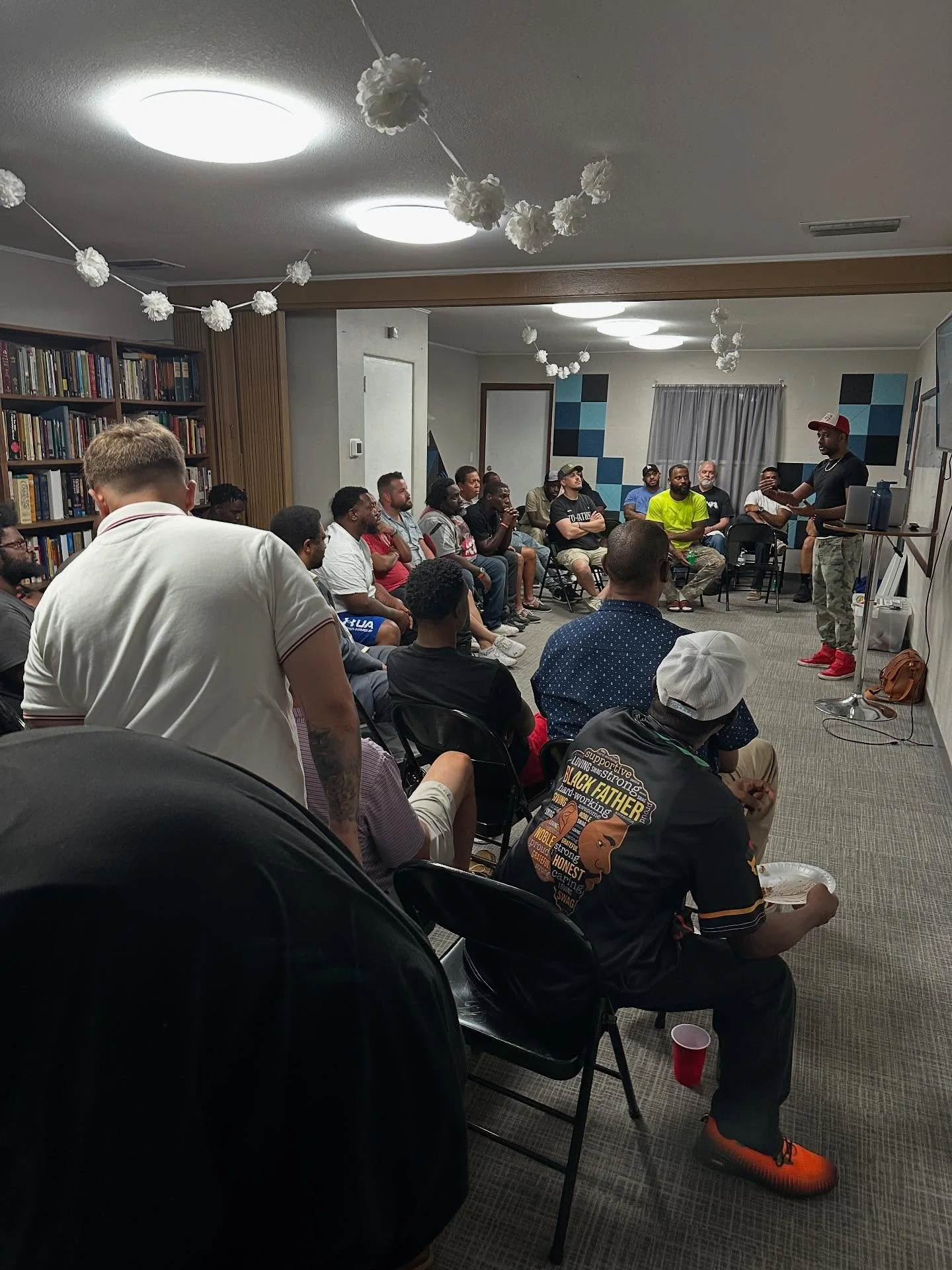 Where there is brotherhood, there is strength. 

Man Up Fatherhood groups meet in person and online every week. 

They share, the listen, they encourage, they pray - but maybe most importantly, they show up for each other. 

They remind each other th