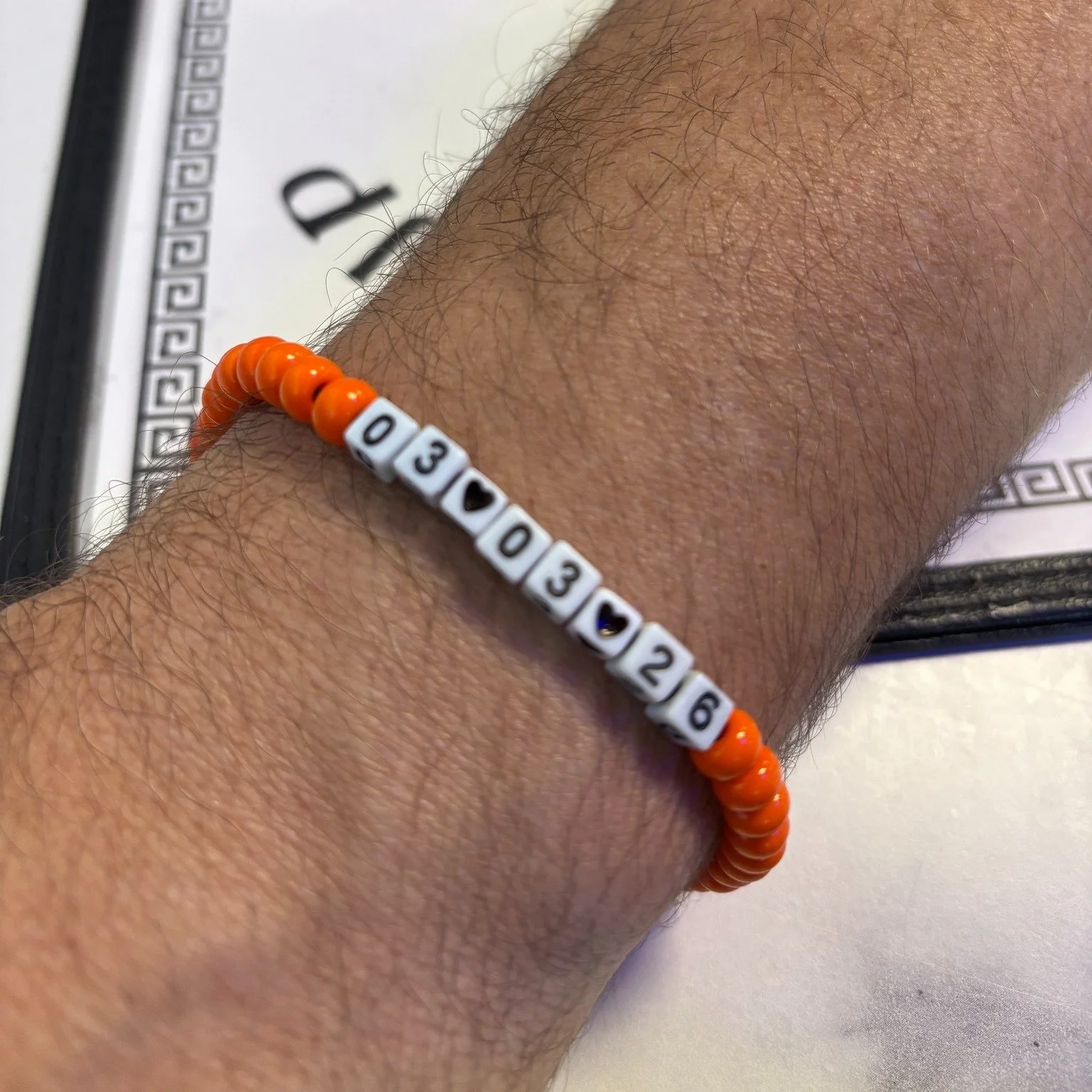 This is no ordinary bracelet. 

This bracelet celebrates the day that Chris was reunited with his daughter Scarlett. This bracelet represents months of hard work and commitment to change. 

Even more than that, Chris wants to use this bracelet to hel
