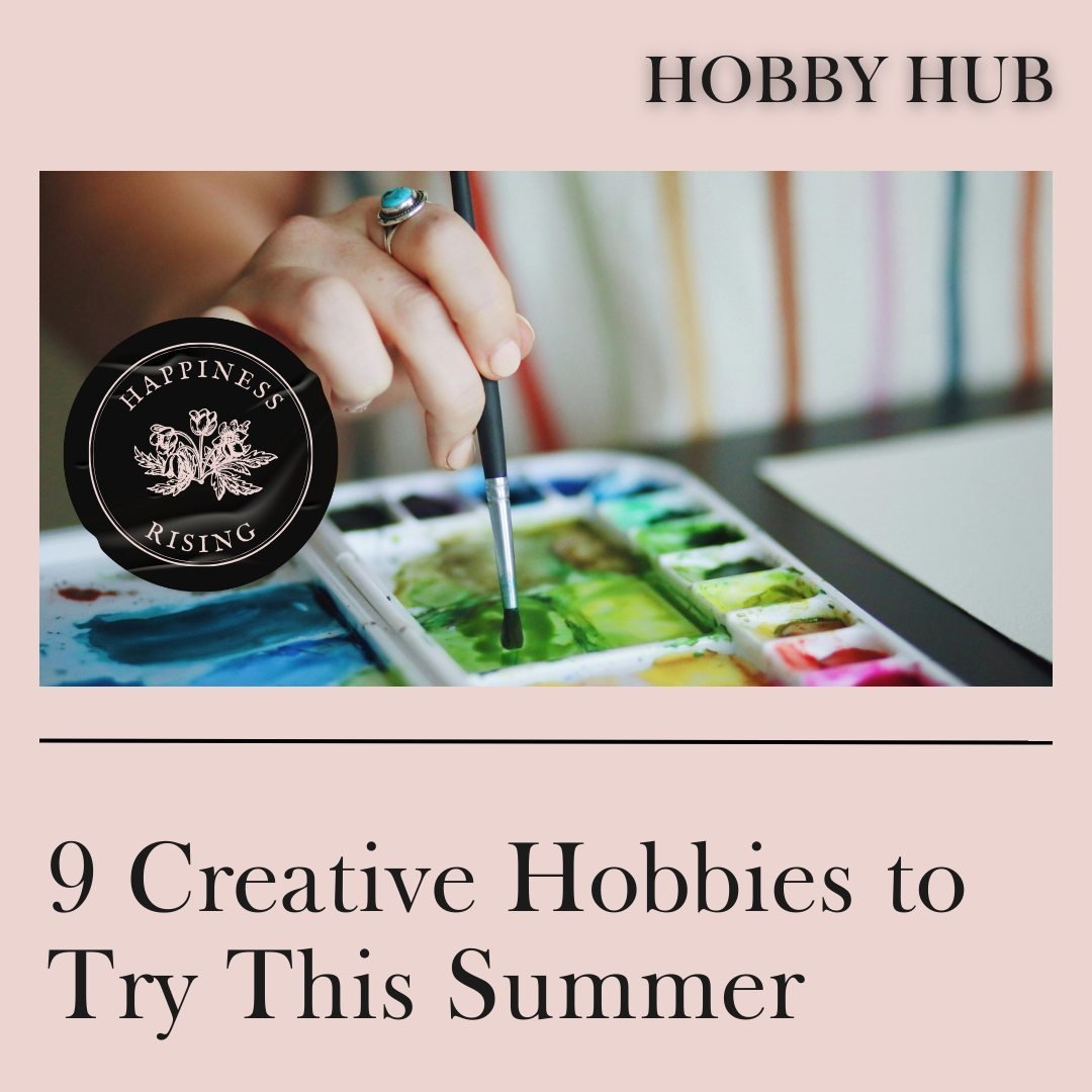 😎 &quot;9 Creative Hobbies to Try This Summer&quot; 🪴
ㅤ
I LOVE a creative hobby 🎨 so naturally I'm digging all of these expressive summer hobby ideas. Check out the Hobby Hub blog- link in bio.