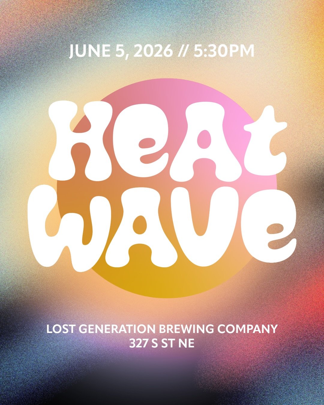 A massive HEAT WAVE is coming to Lost Generation Brewing Company on Friday, June 5th starts at 5:30pm! ☀️☀️🌊🌊

Heat Wave is a celebration of all things spicy, bringing together hot sauce lovers, local makers, and the DC community for an evening of 